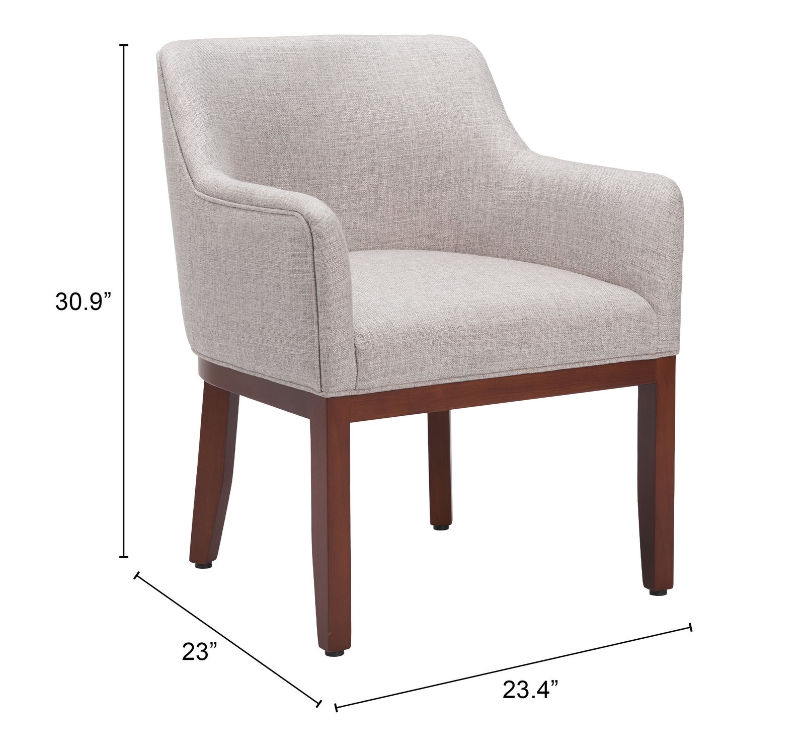 Berbera Dining Chair Gray - Image 10