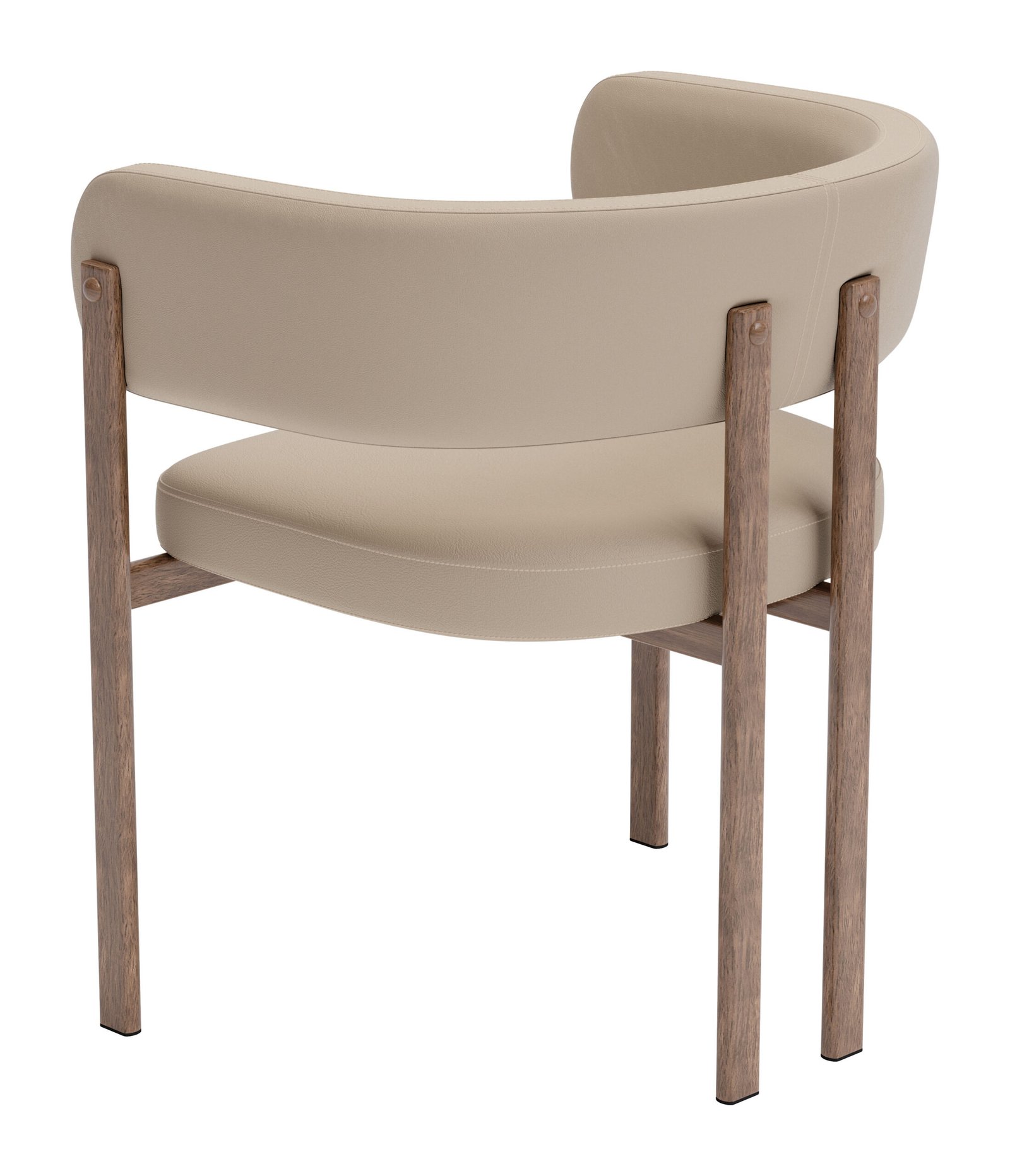 Ruge Dining Chair (Set of 2) Beige - Image 8