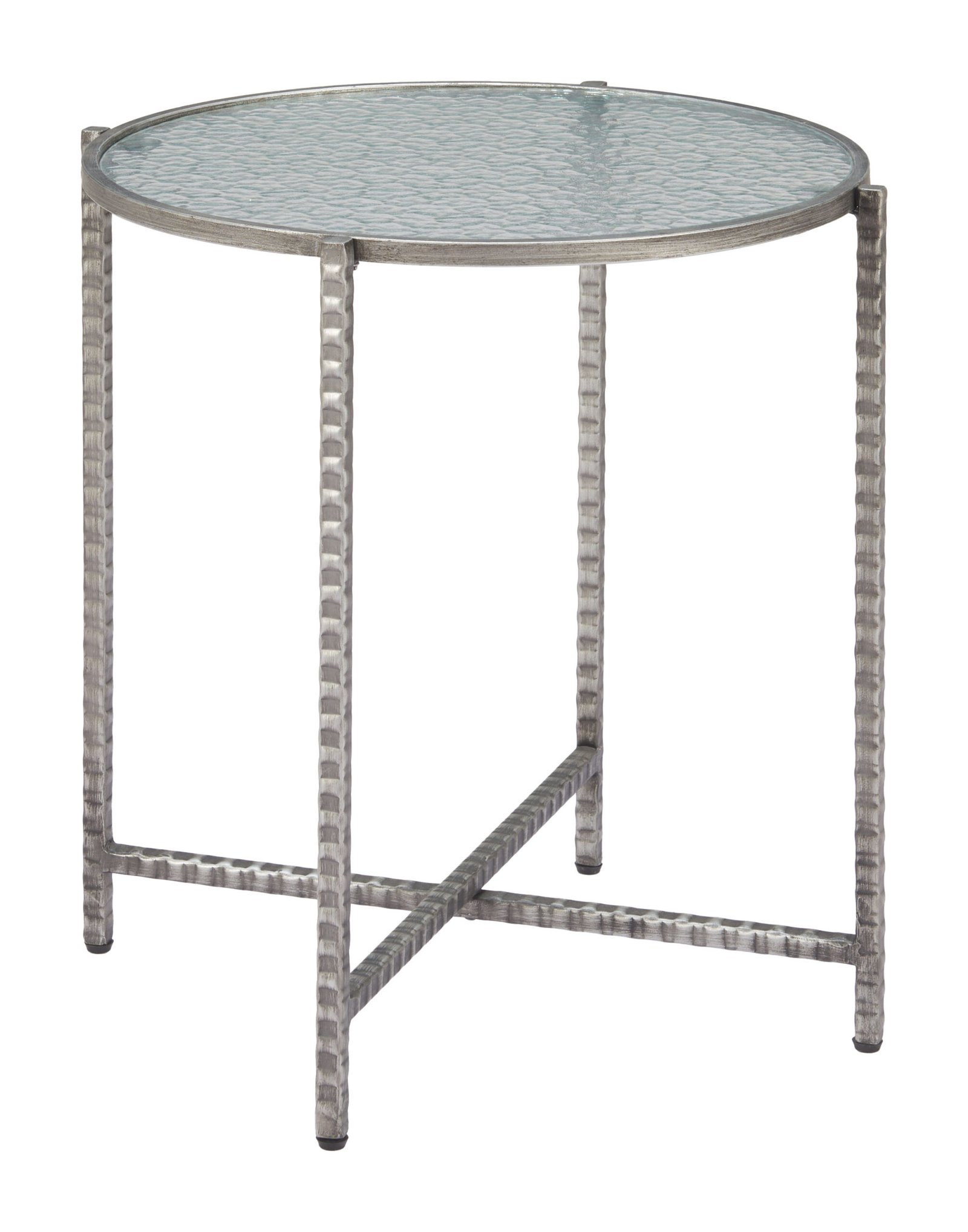 Vetro Side Table Silver