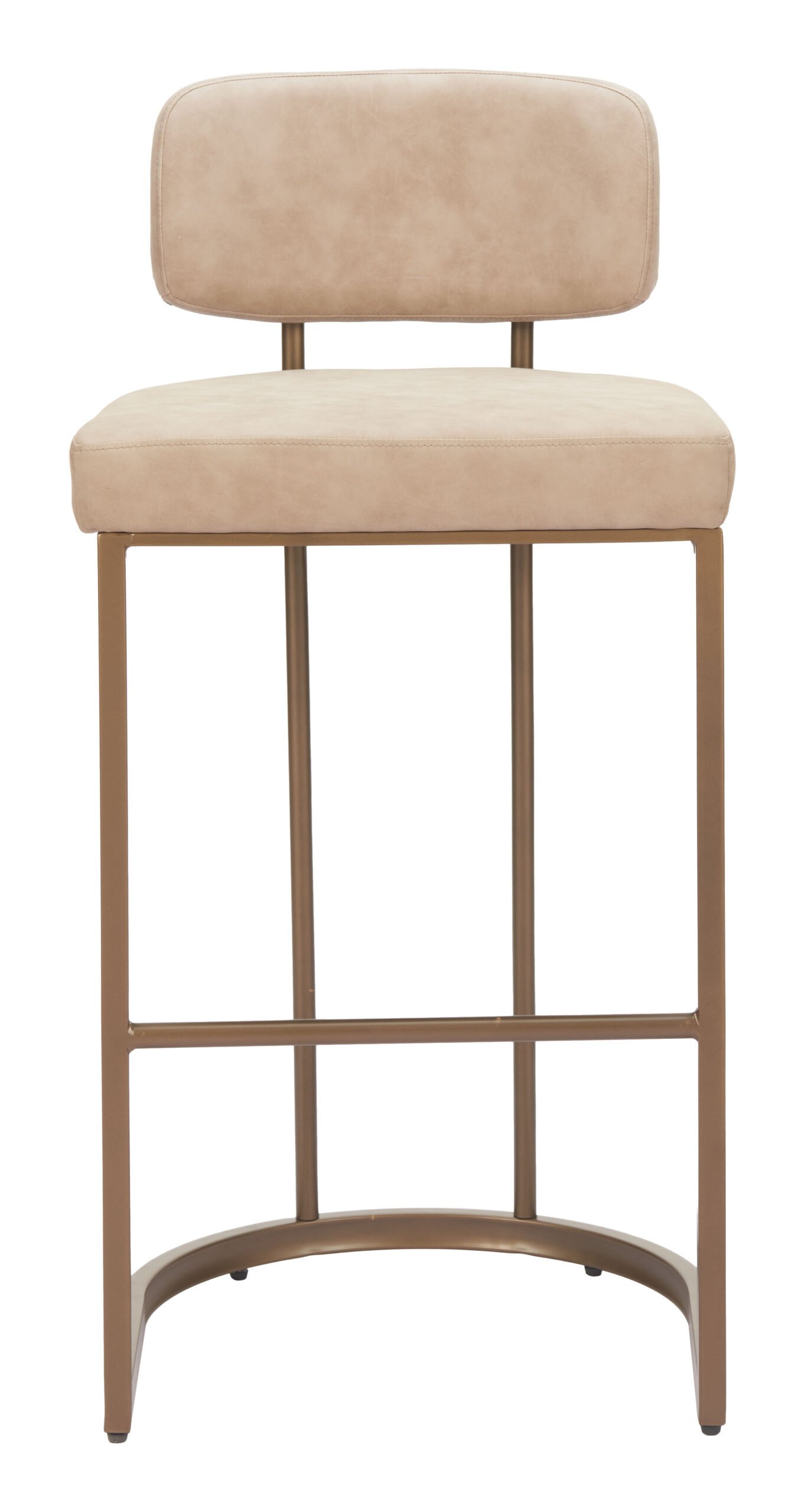 Velar Barstool (Set of 2) Beige - Image 3