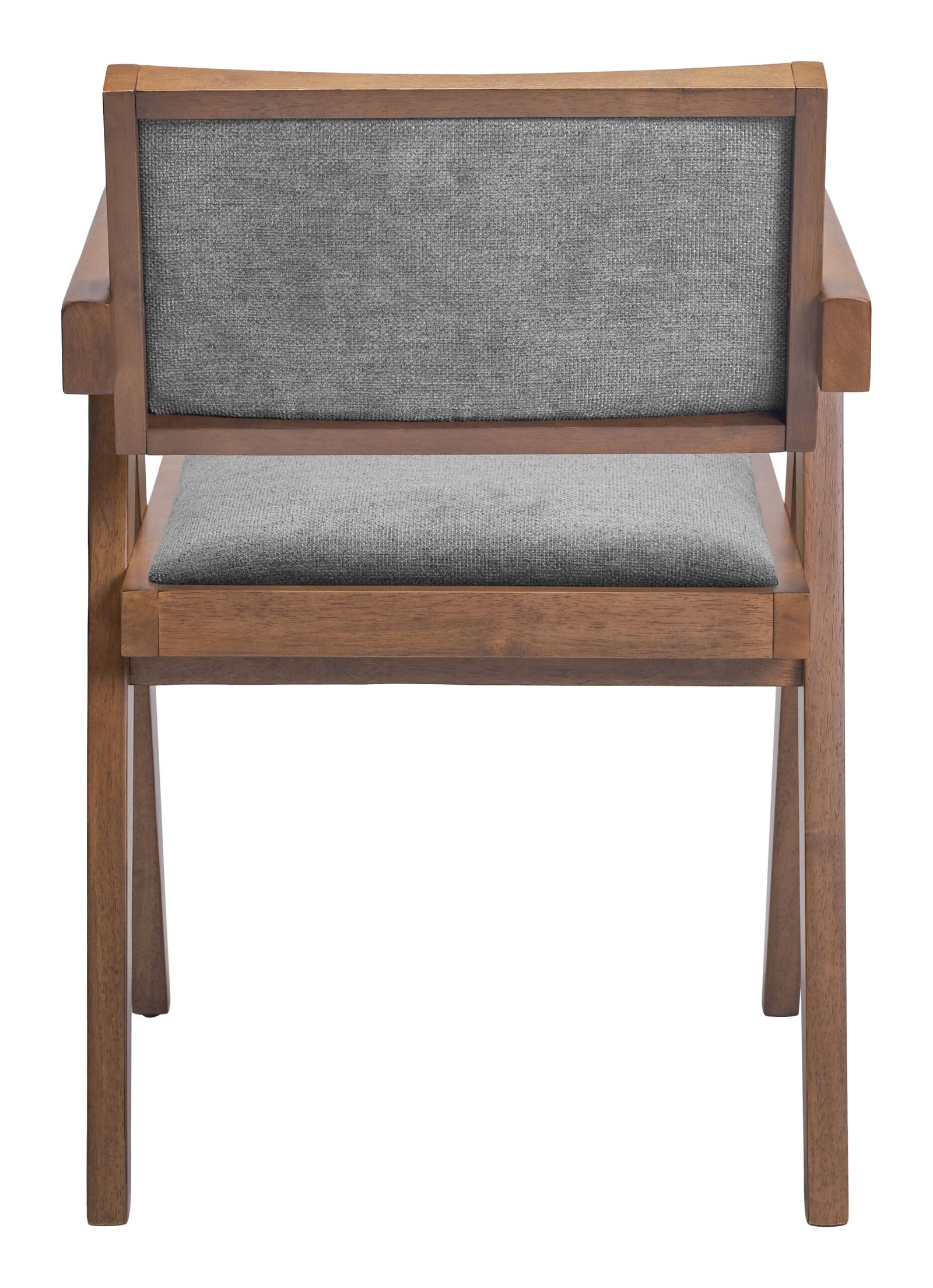 Delhi Dining Chair (Set of 2) Gray & Walnut - Image 4