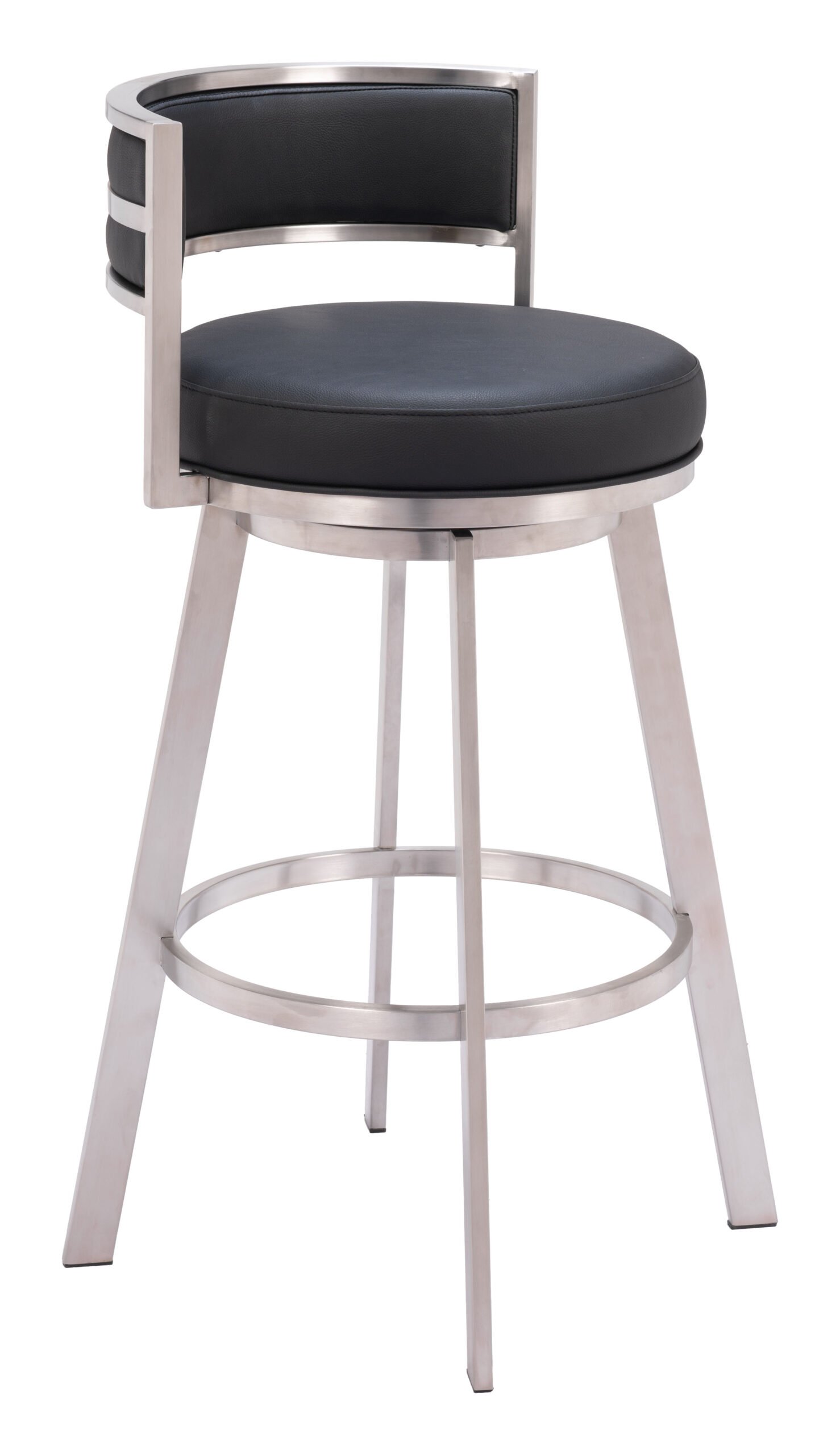 Gimsby Swivel Barstool Black - Image 3