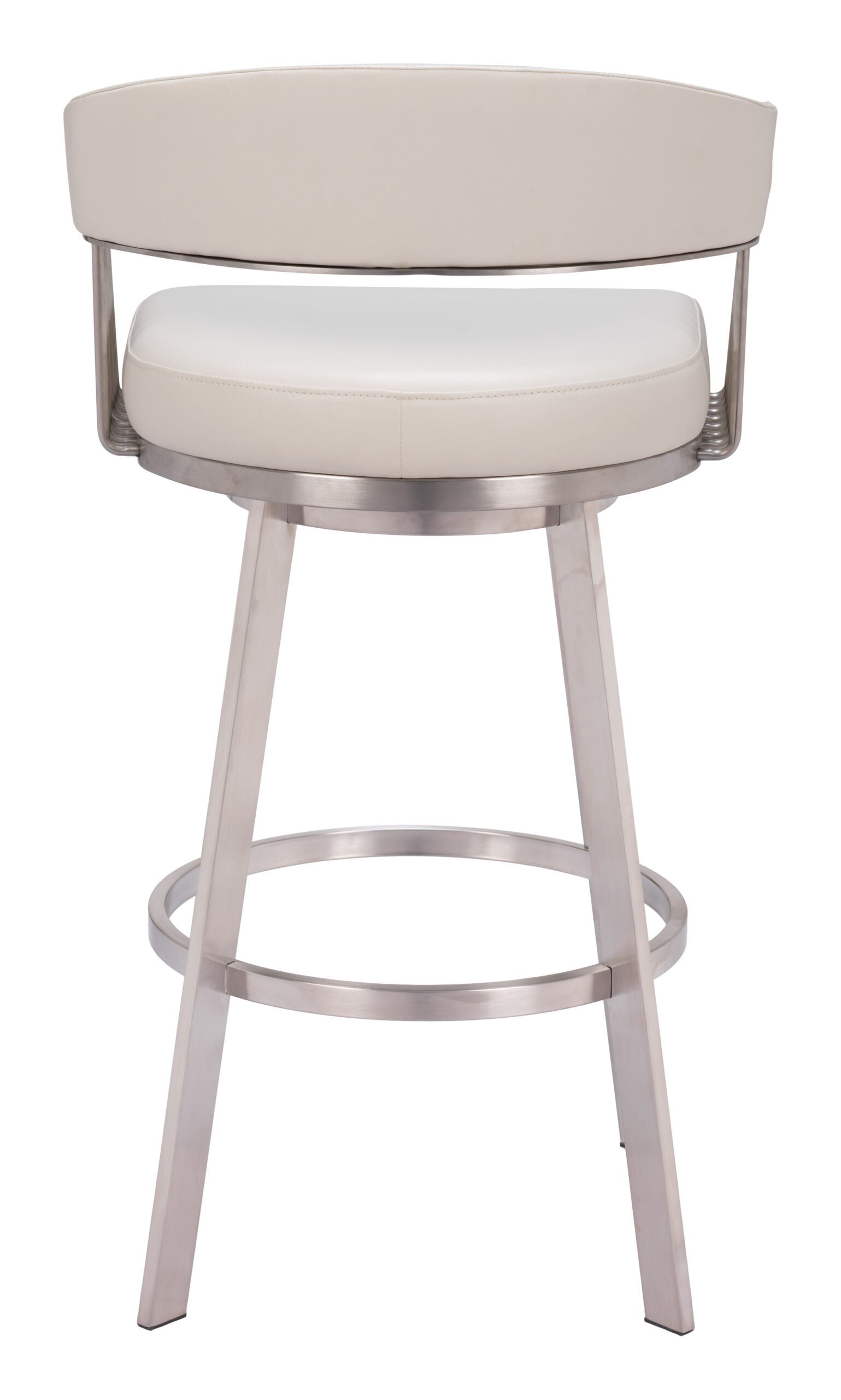 Bantry Swivel Barstool White - Image 4