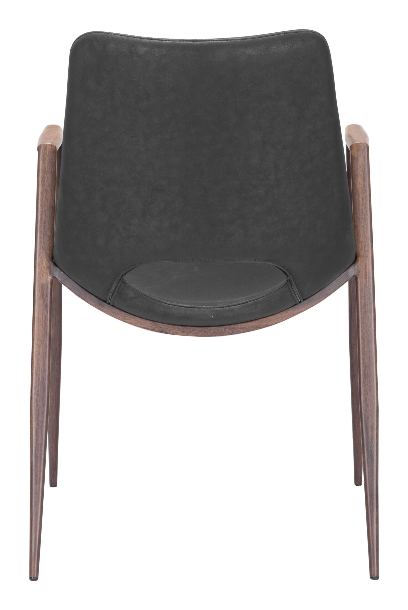 Desi Dining Chair (Set of 2) Black & Walnut - Image 7