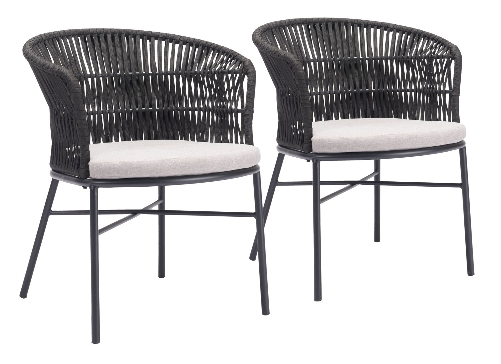 Freycinet Dining Chair (Set of 2) Black - Image 12