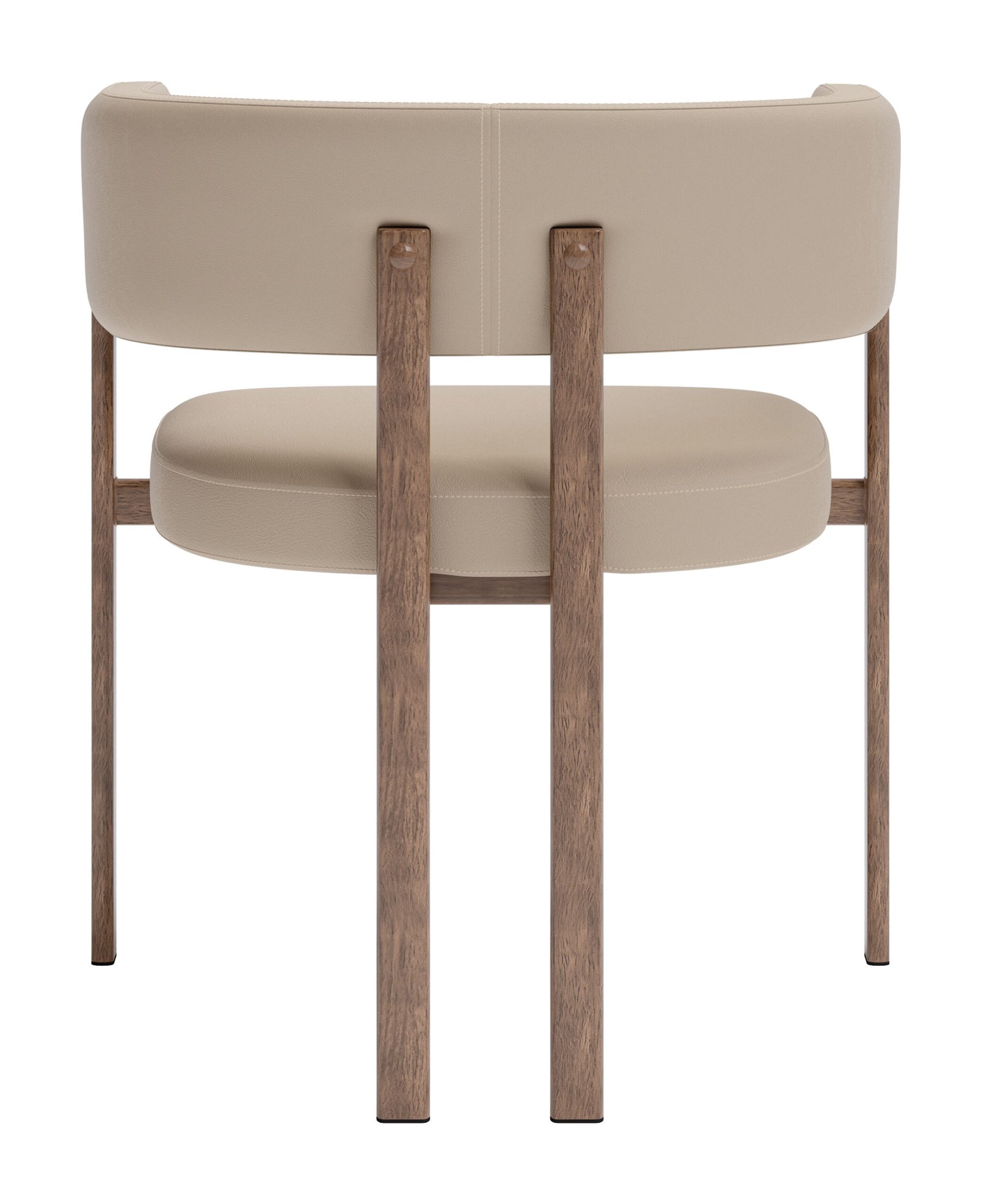 Ruge Dining Chair (Set of 2) Beige - Image 4