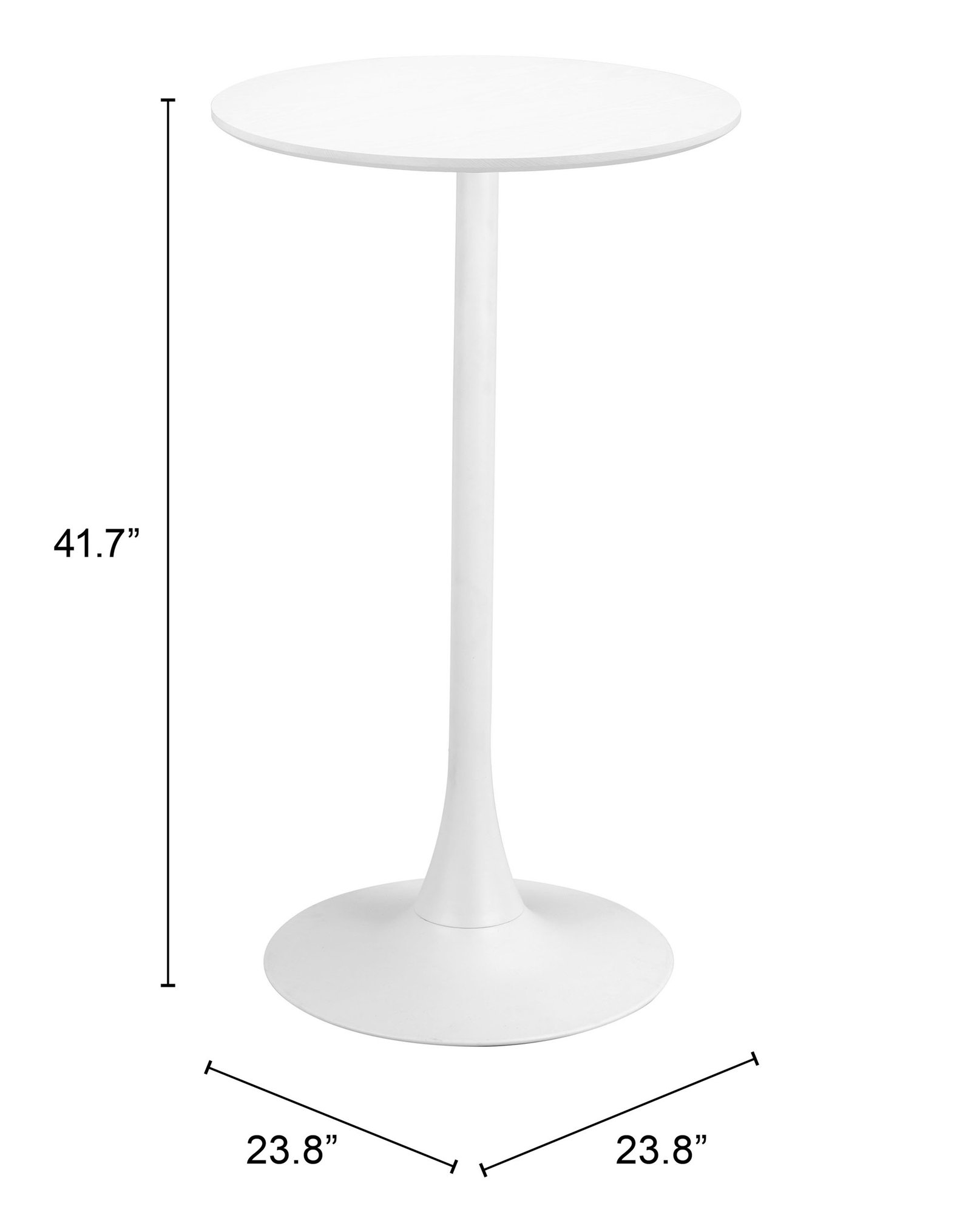 Auray Bar Table White - Image 6