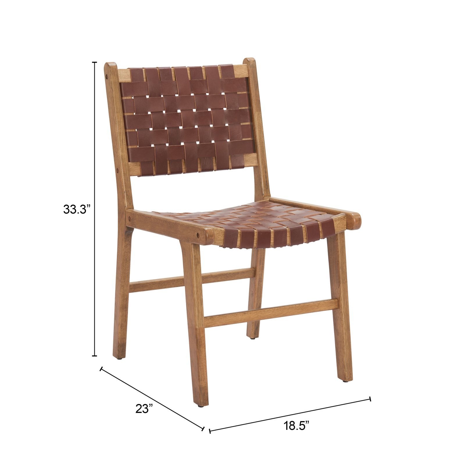 Feder Dining Chair Brown - Image 2
