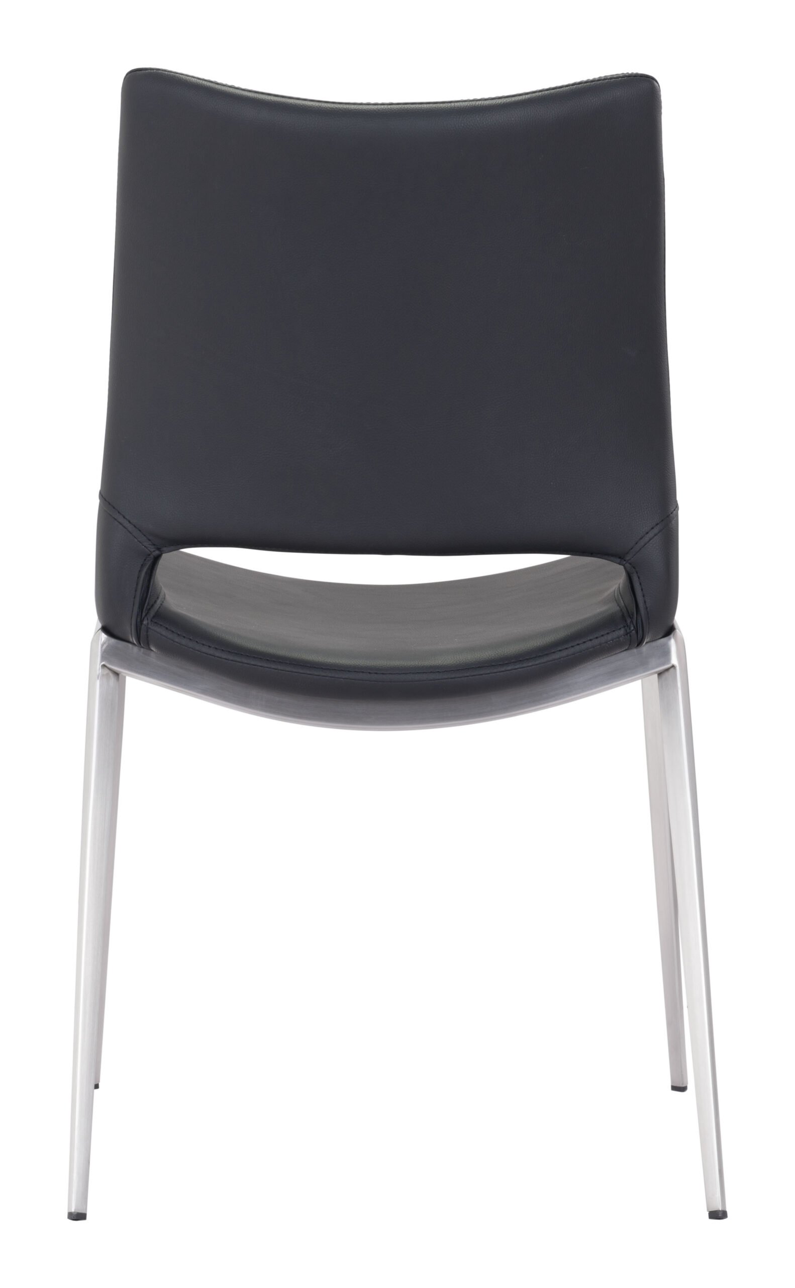Ace Dining Chair (Set of 2) Black & Silver - Image 7