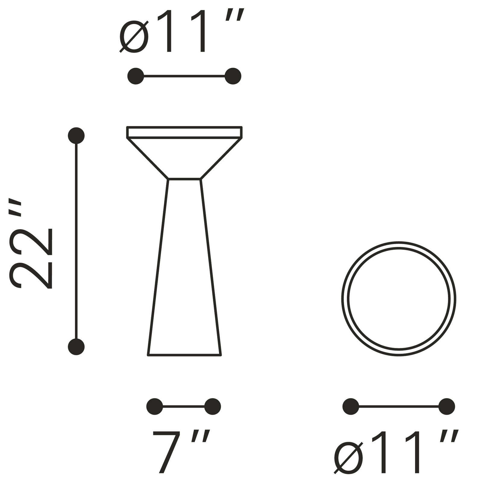 Omni Side Table Black - Image 6