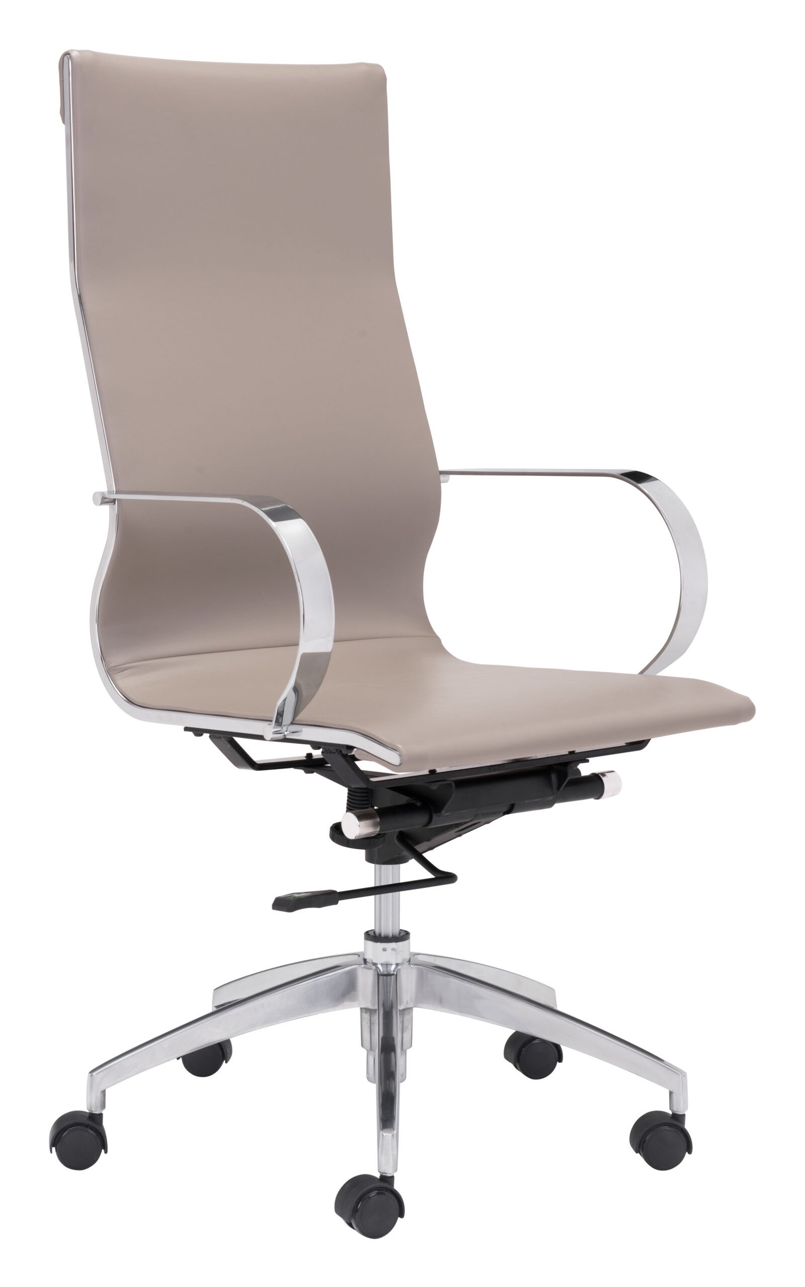 Glider High Back Office Chair Taupe - Image 2