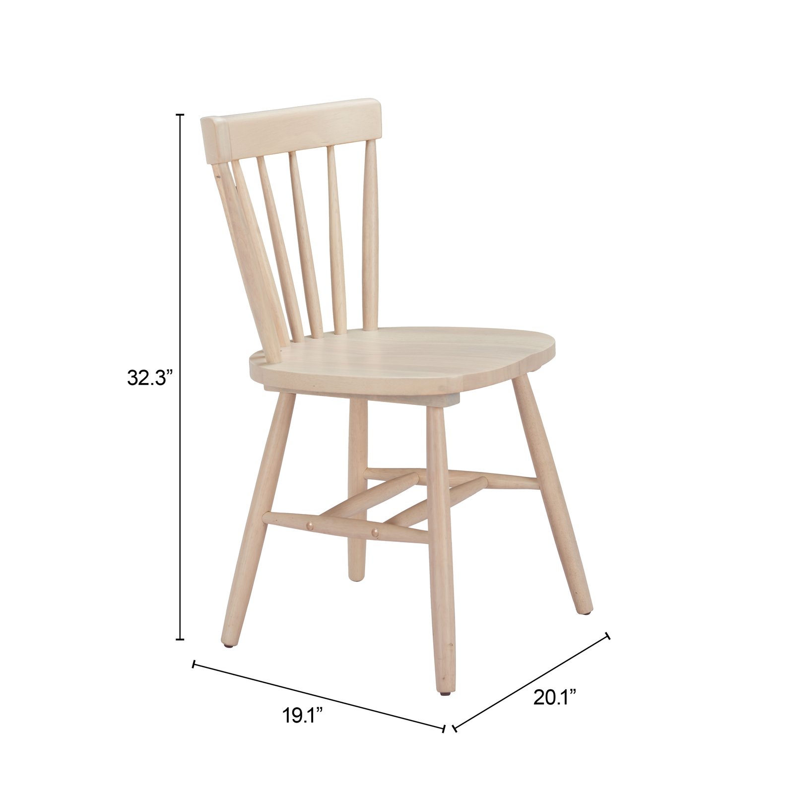 Tyce Dining Chair (Set of 2) Natural - Image 8