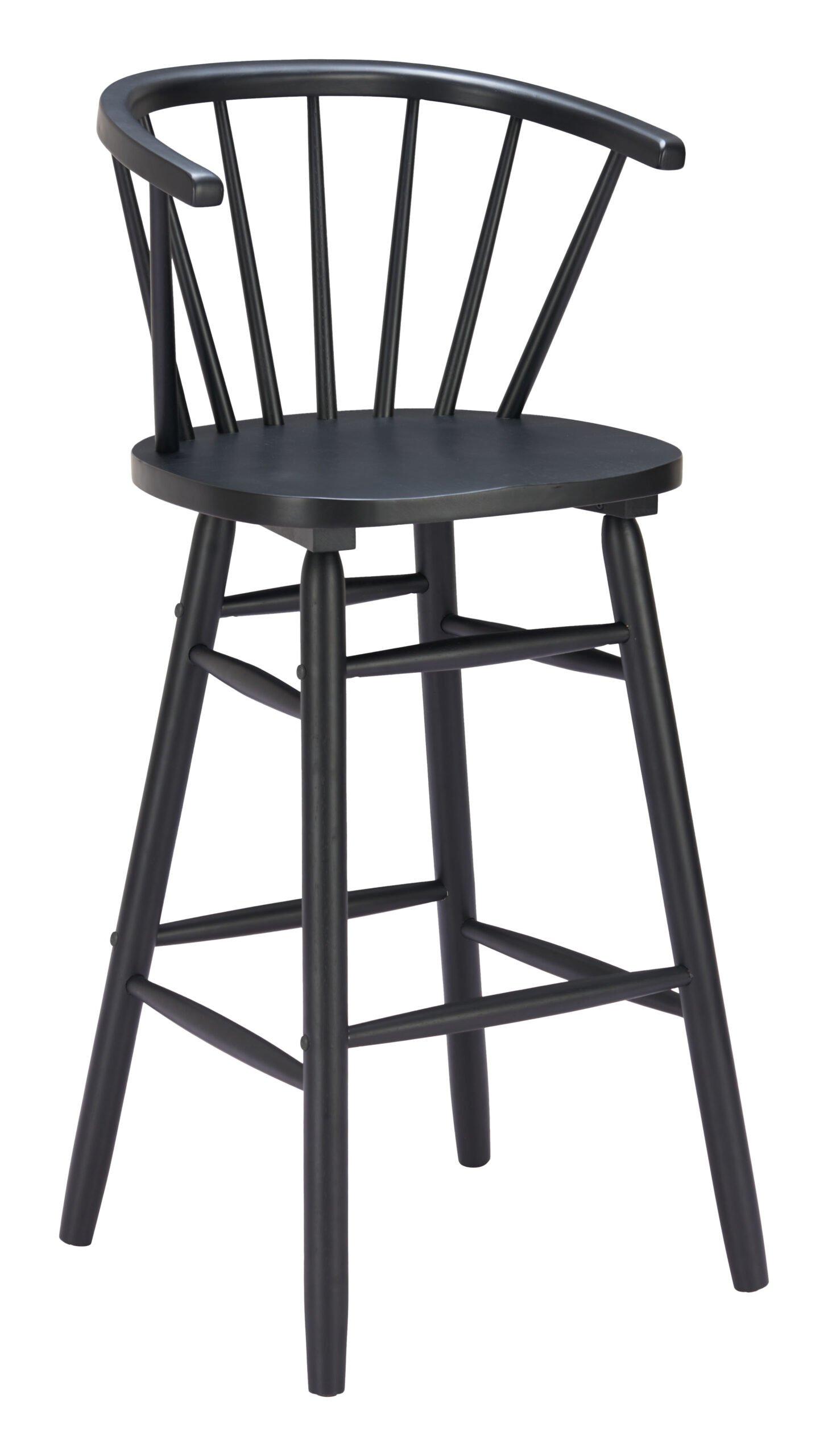 Stenger Barstool (Set of 2) Black