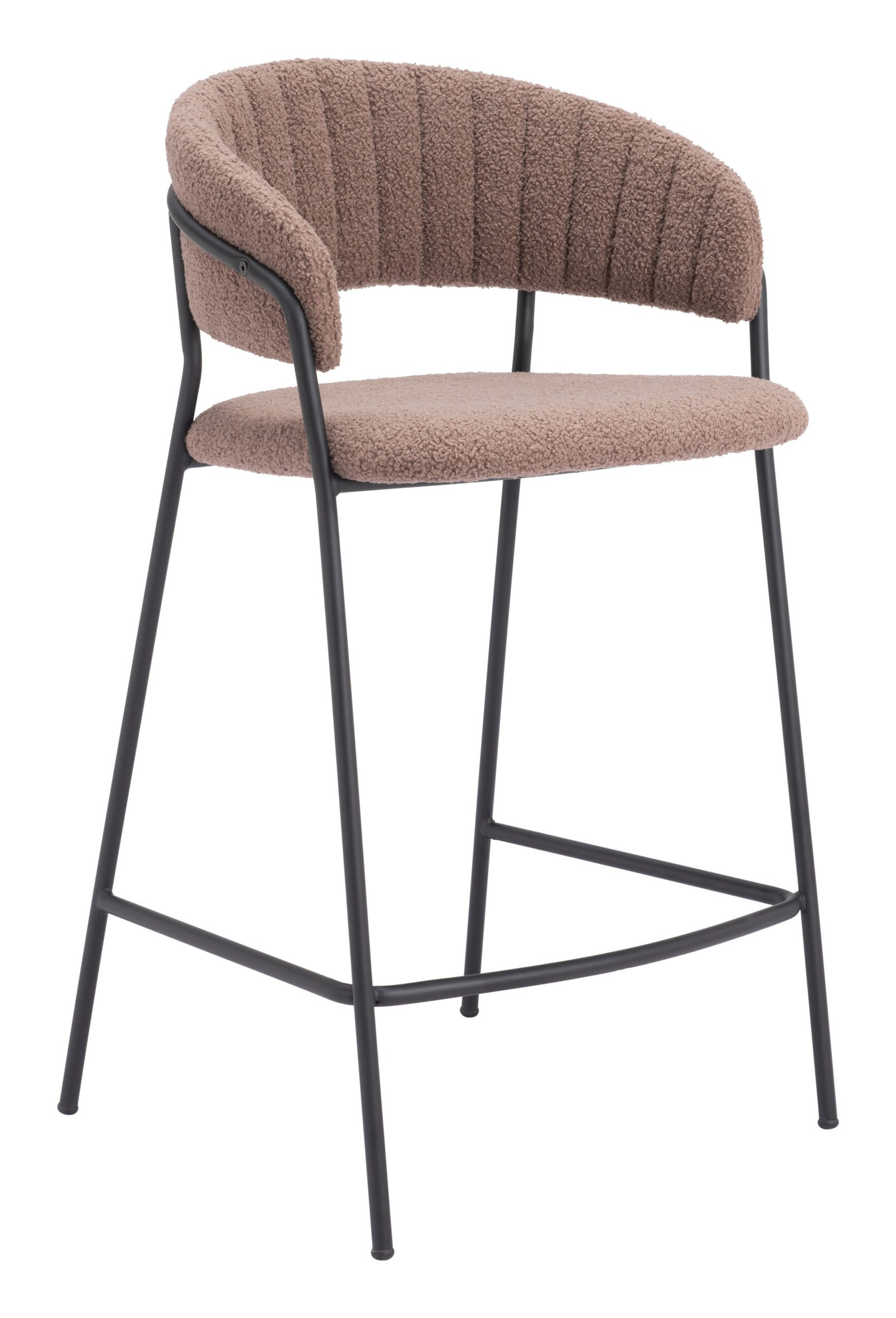 Josephine Counter Stool (Set of 2) Brown - Image 2