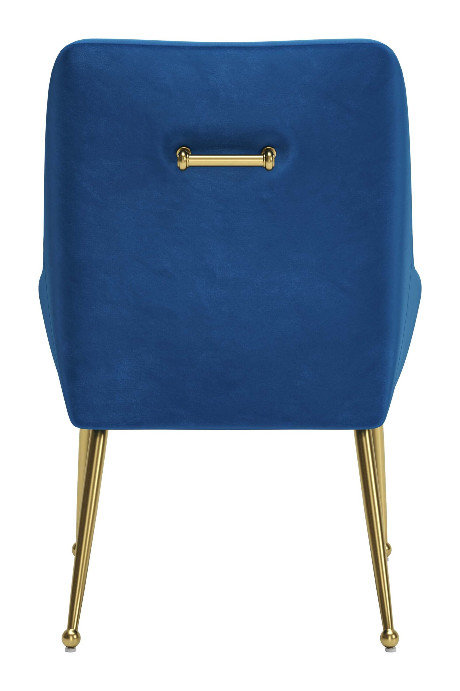 Maxine Dining Chair Navy Blue & Gold - Image 6
