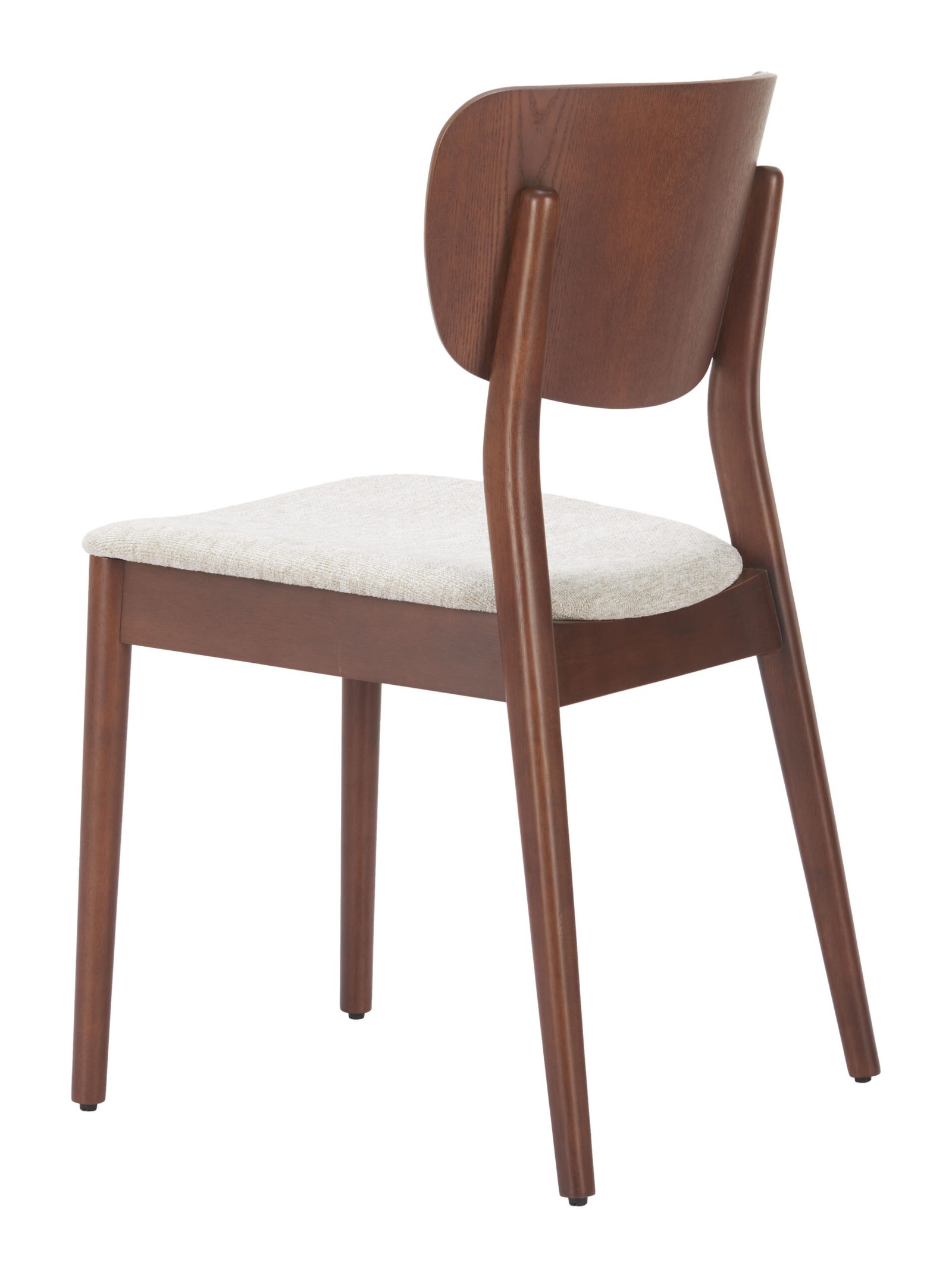 Kellua Dining Chair (Set of 2) Beige & Walnut - Image 5