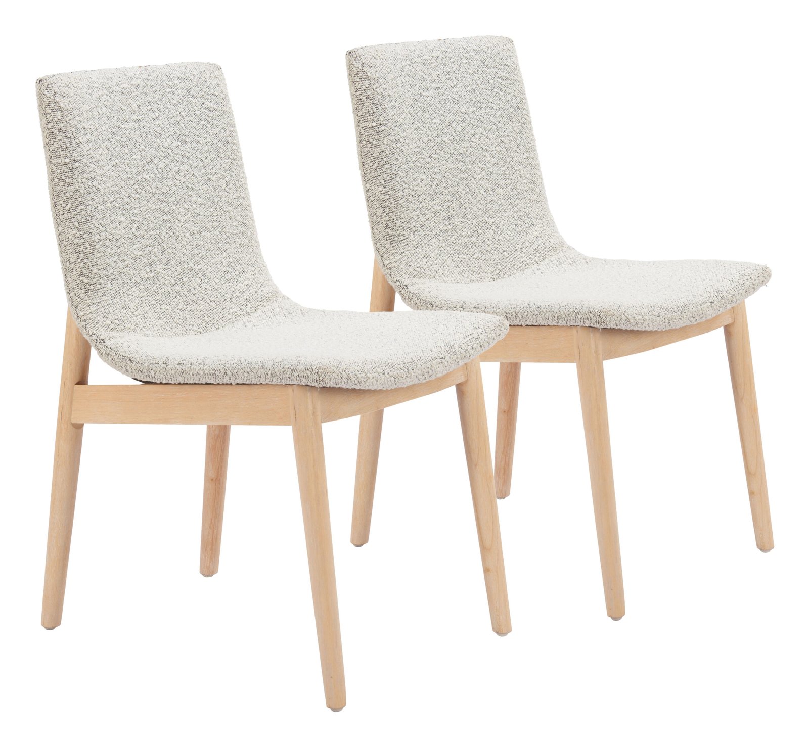 Raha Dining Chair (Set of 2) Gray & Whitewashed - Image 9