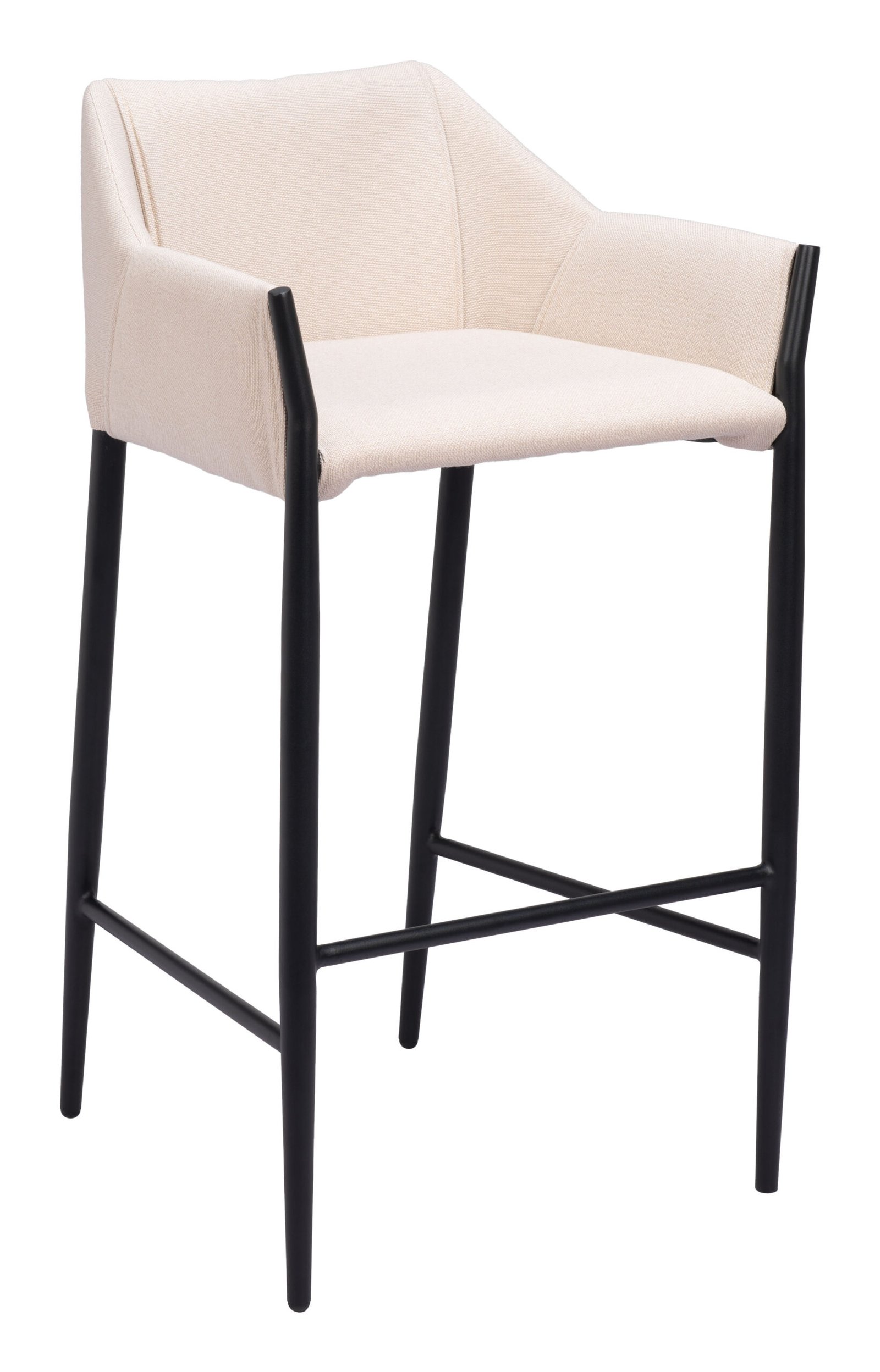 Andover Barstool Beige - Image 3