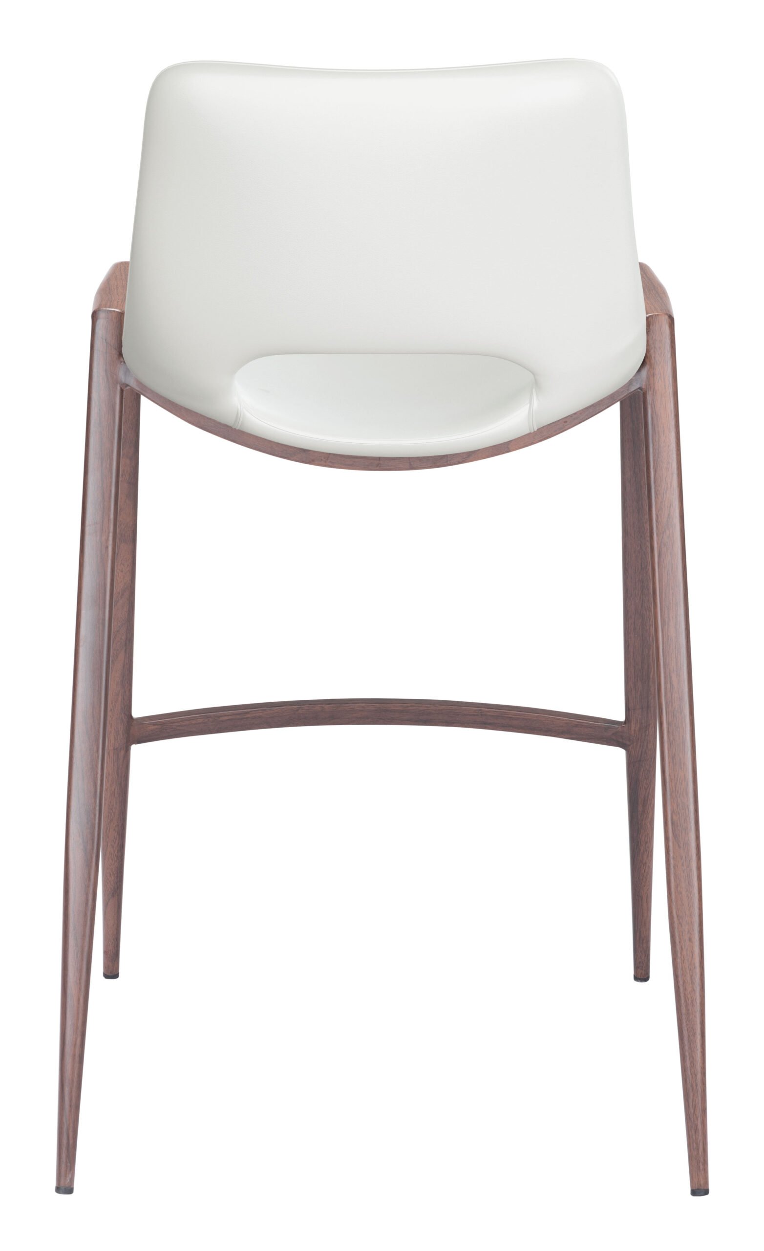 Desi Counter Stool (Set of 2) White & Walnut - Image 6