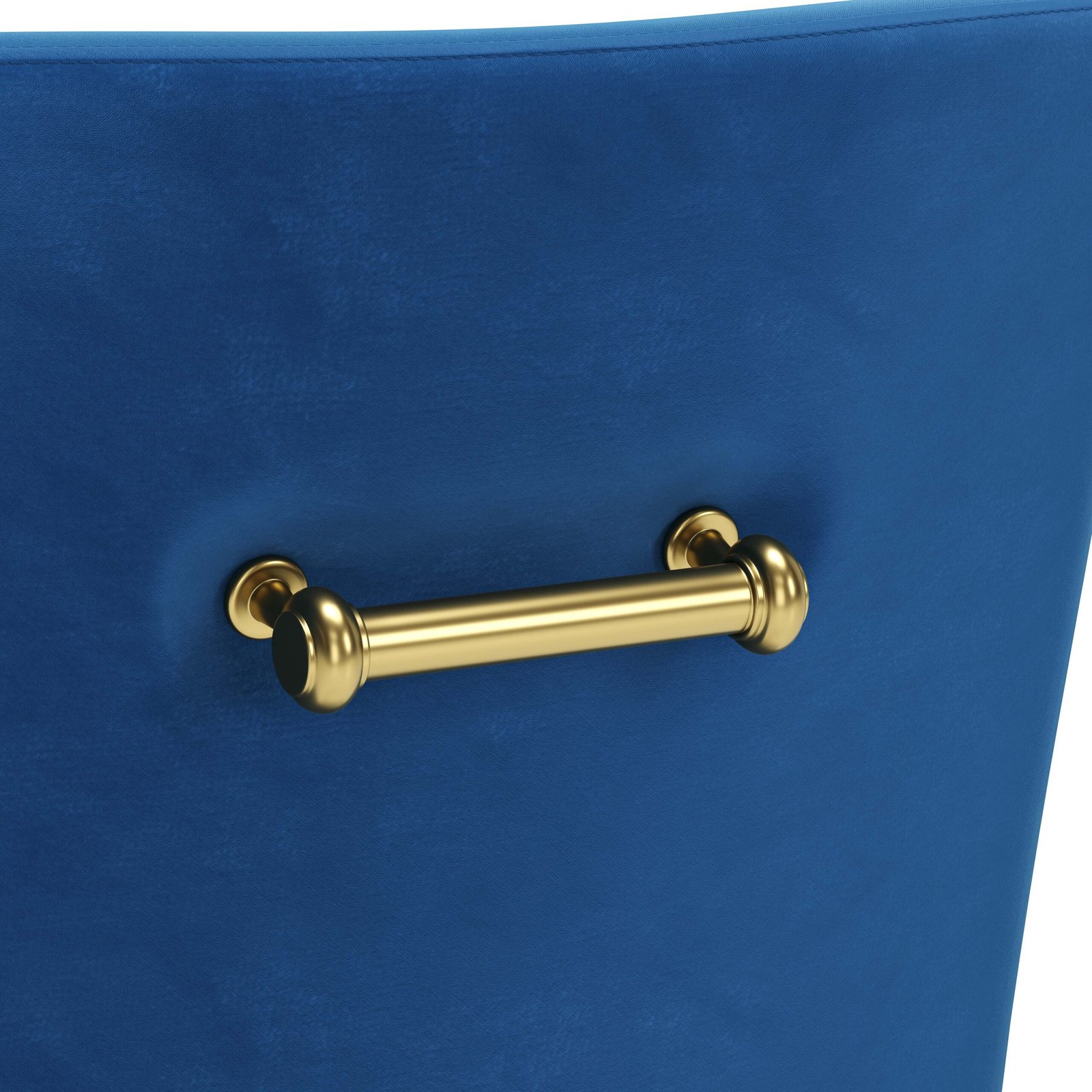 Maxine Dining Chair Navy Blue & Gold - Image 9