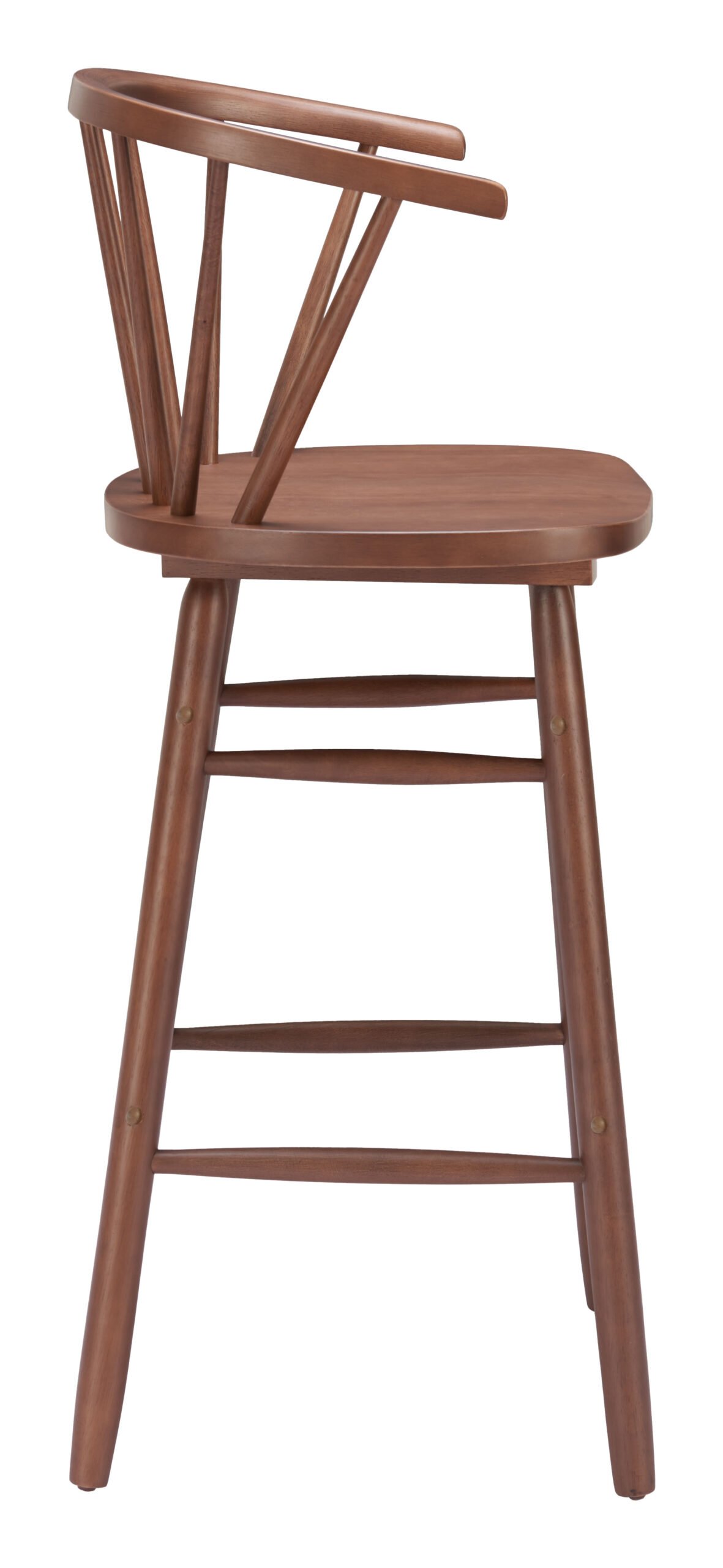 Stenger Barstool (Set of 2) Walnut - Image 2