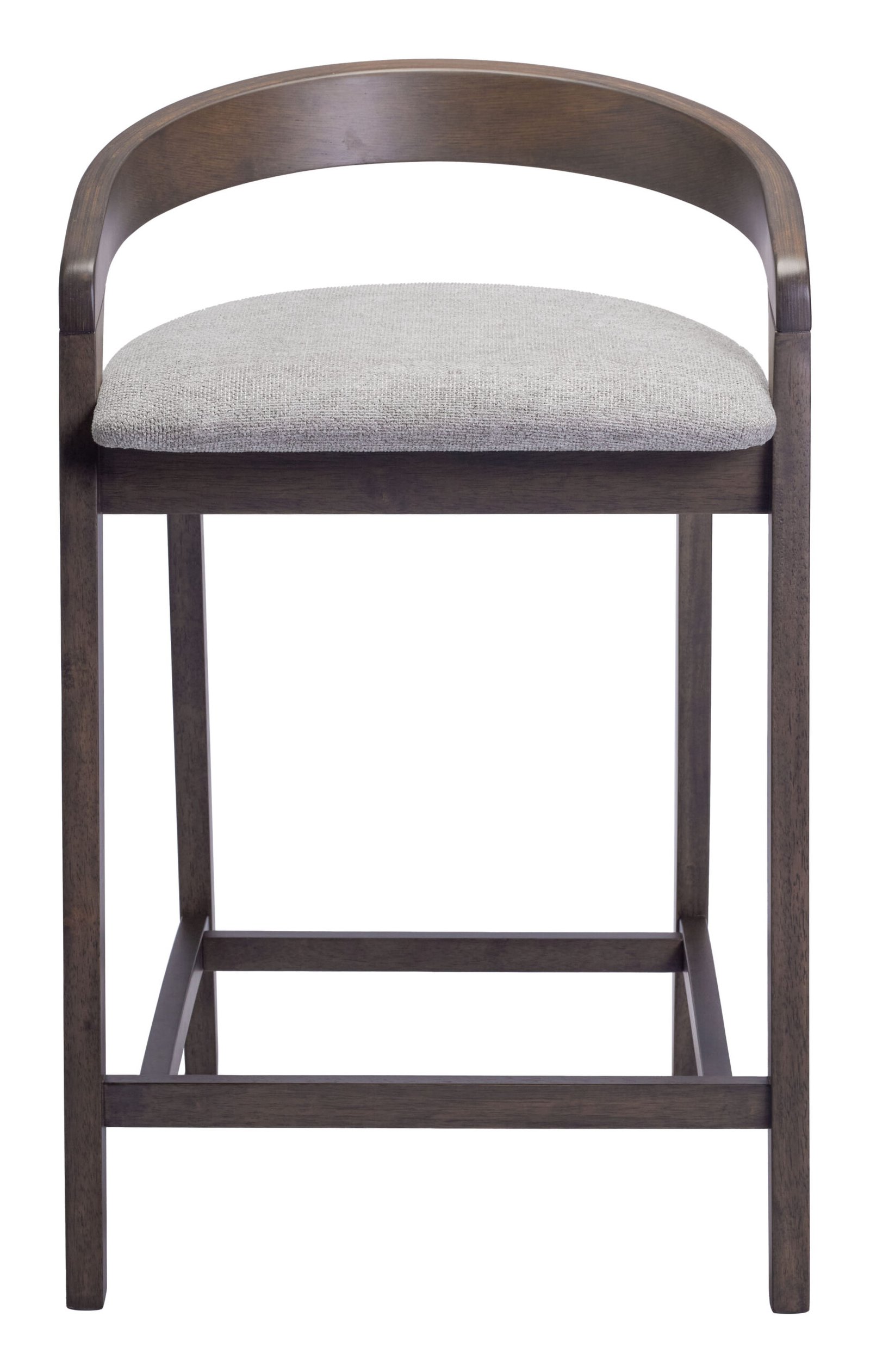 Troy Counter Stool (Set of 2) Dove Gray & Espresso - Image 3