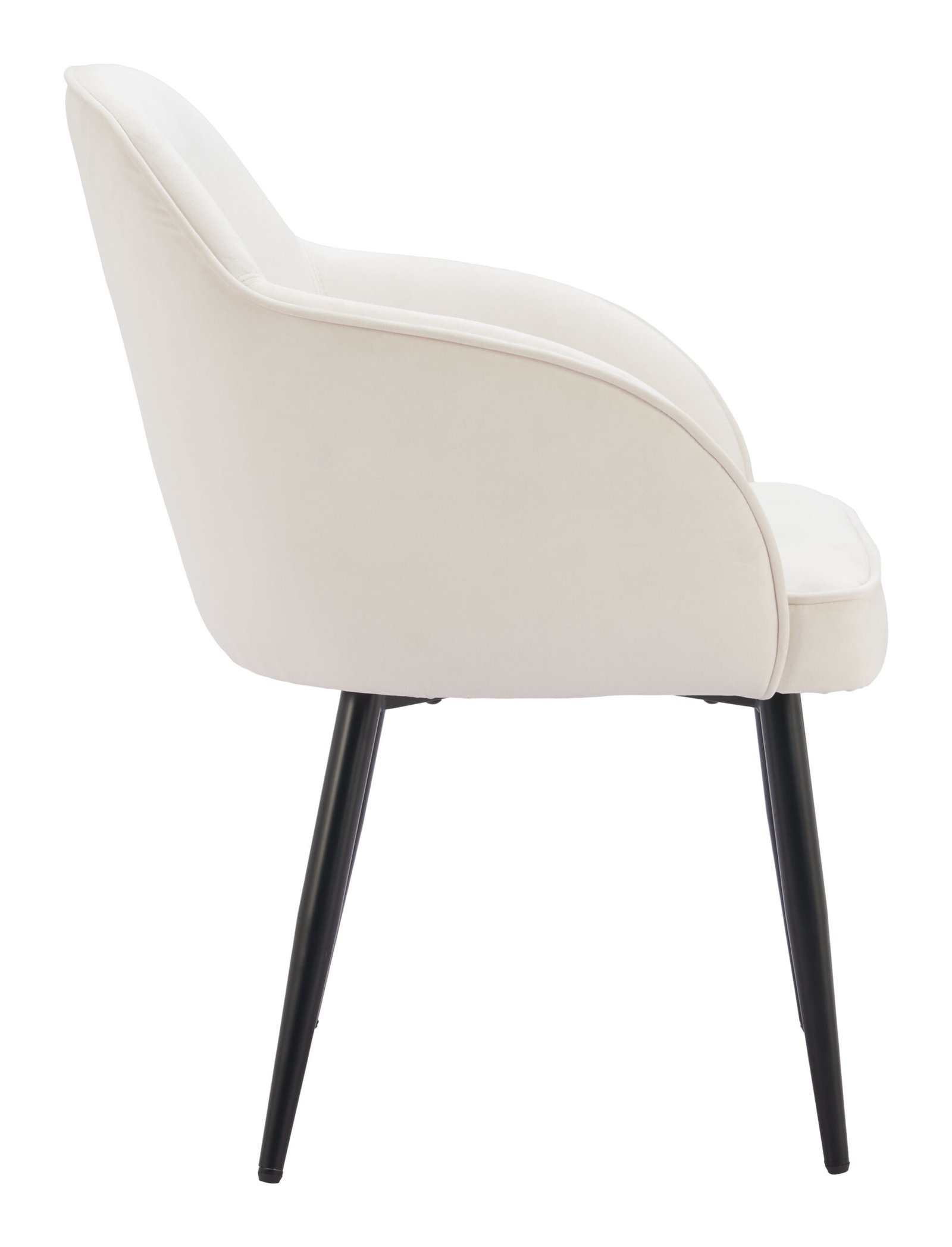 Jolie Dining Chair (Set of 2) Ivory - Image 4