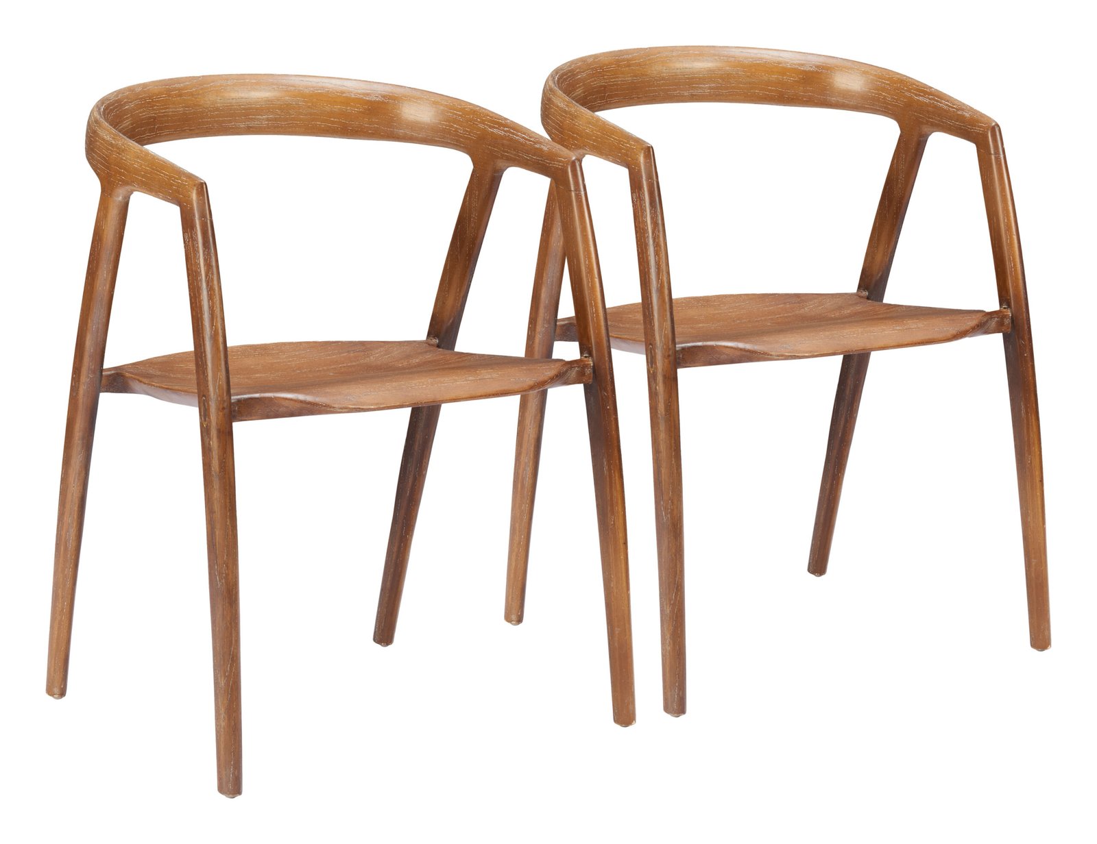 Ziran Dining Chair (Set of 2) Walnut - Image 8