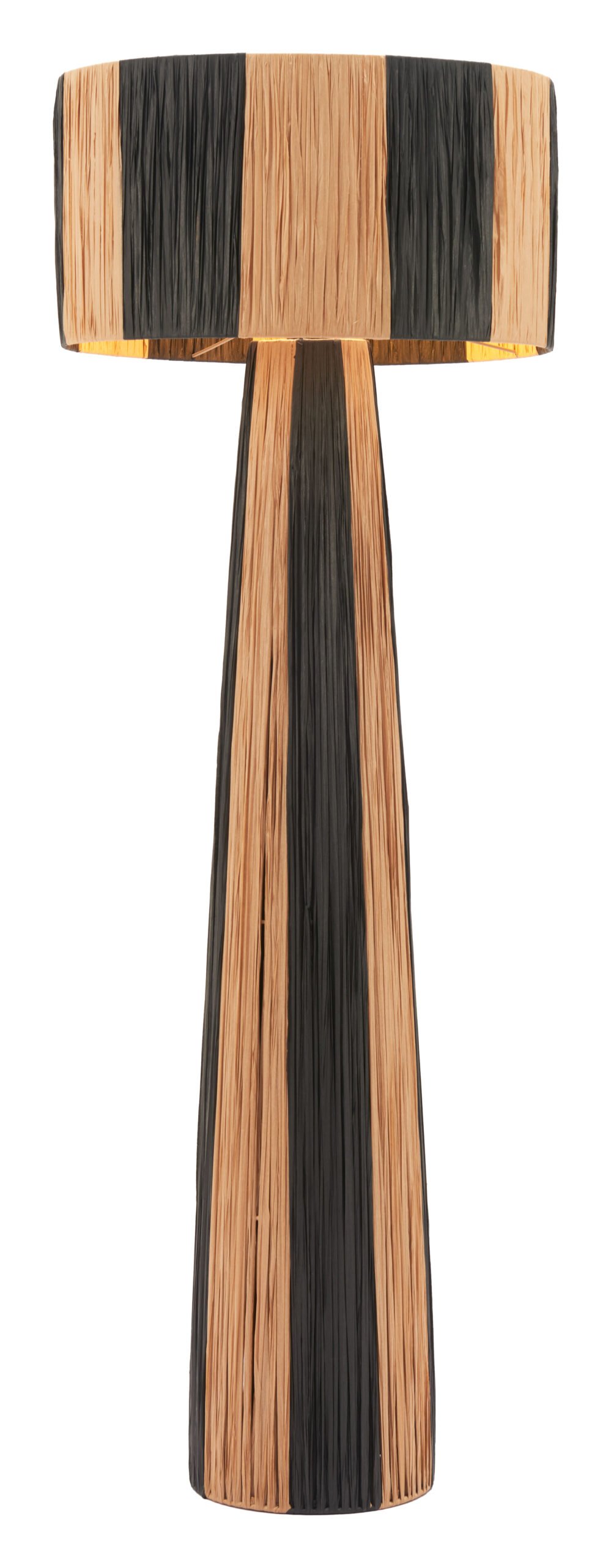 Gala Floor Lamp Black & Natural