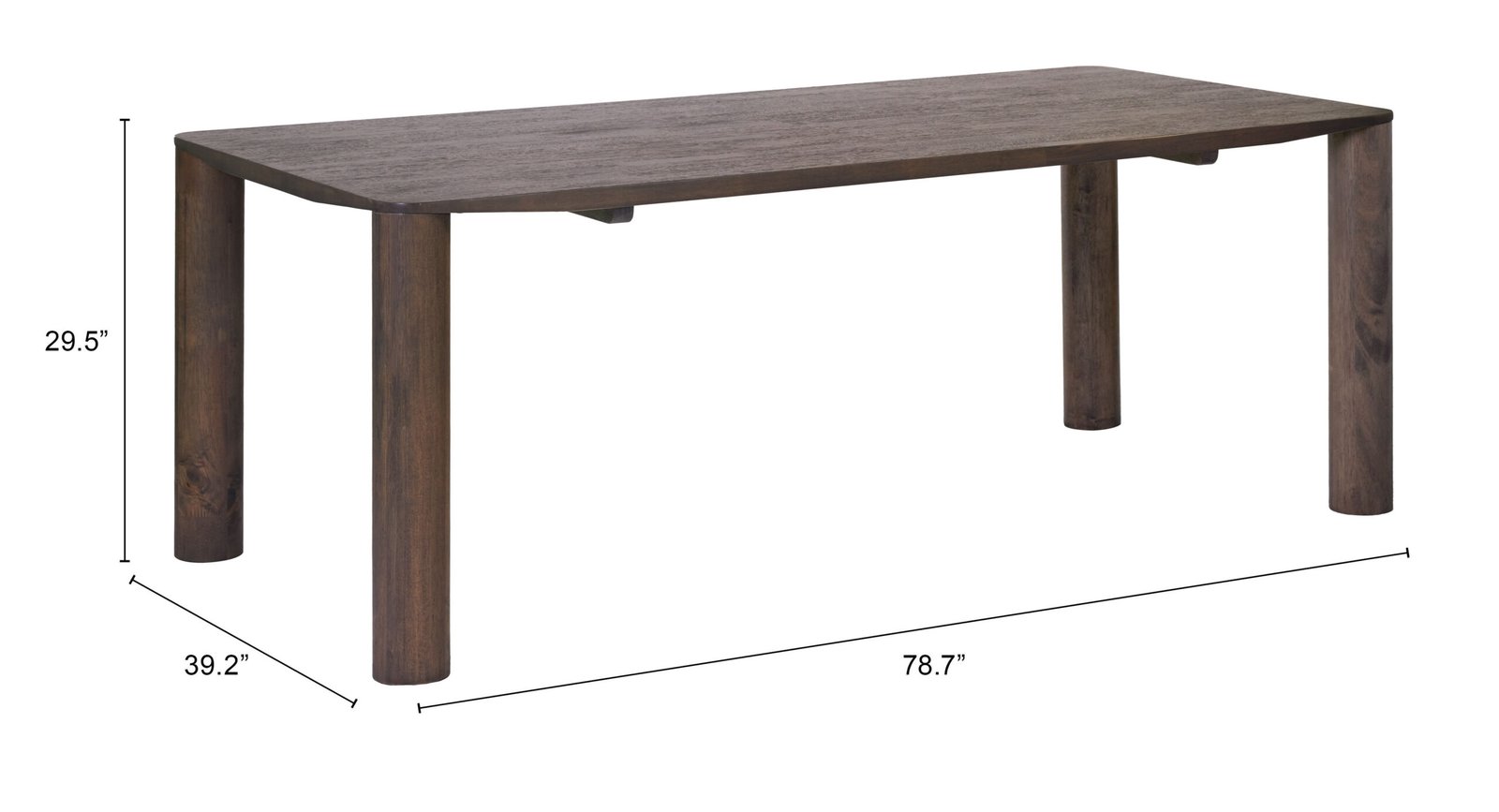 Eazy Dining Table Espresso - Image 9