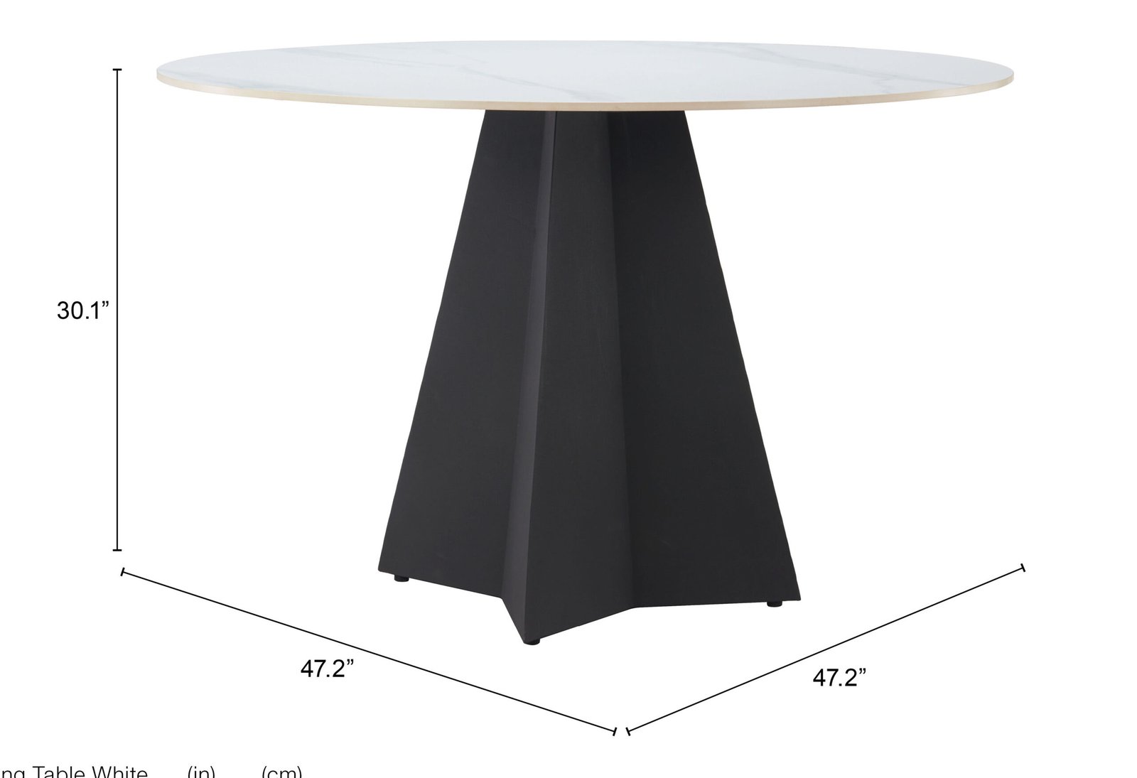 Izar Dining Table White - Image 10