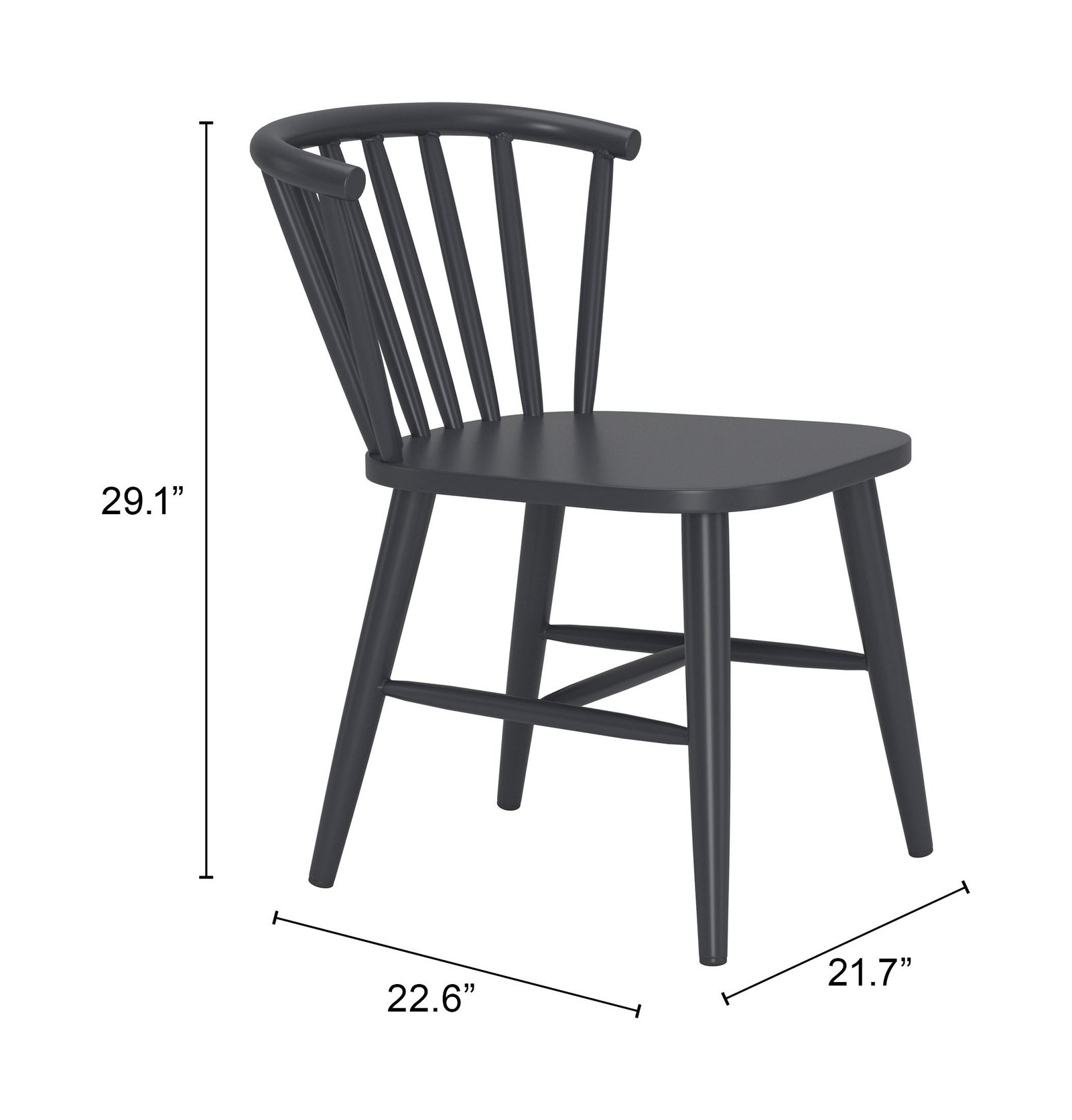 Shio Dining Chair Black - Image 10