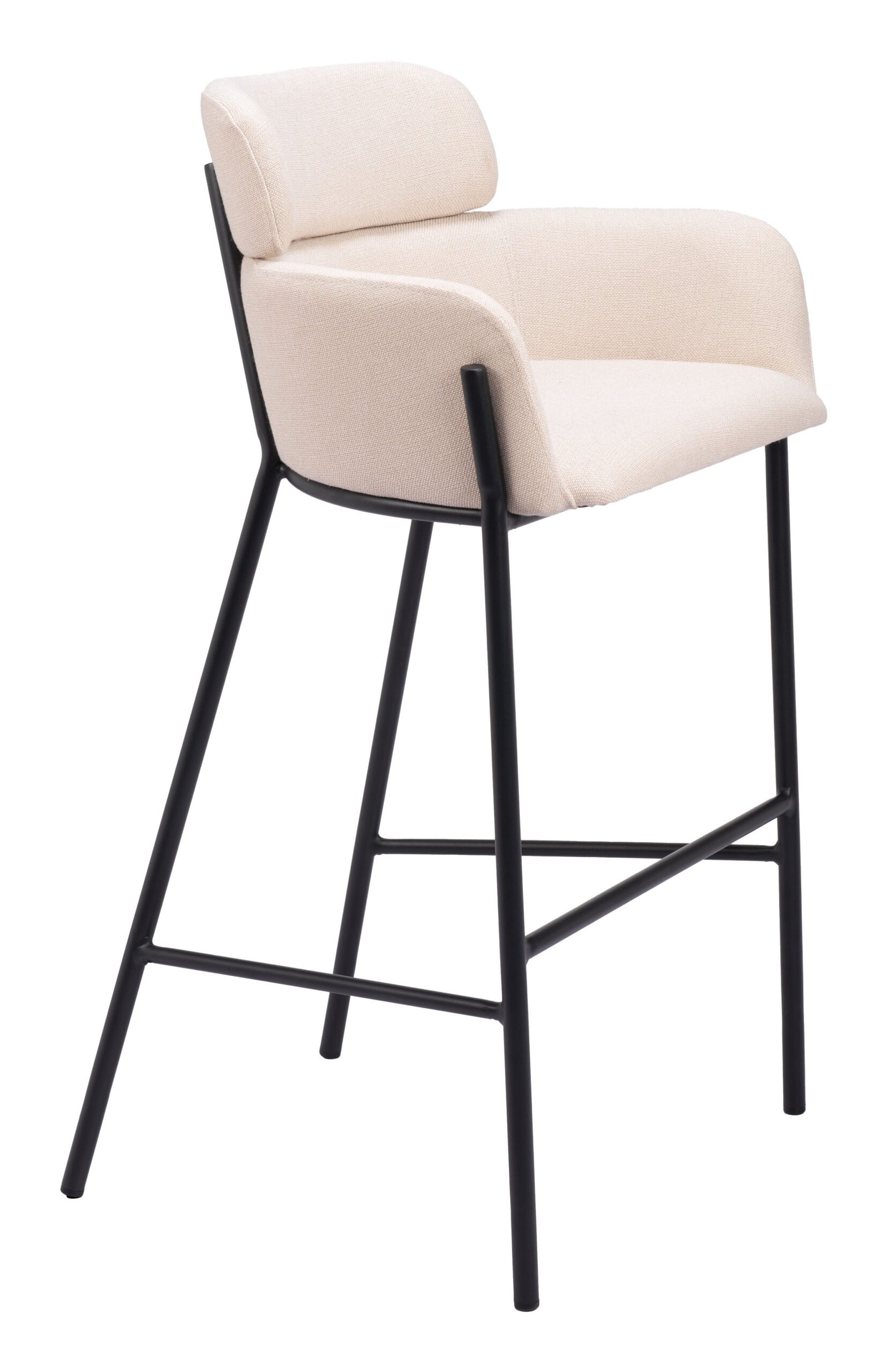 Bremor Barstool Beige - Image 7