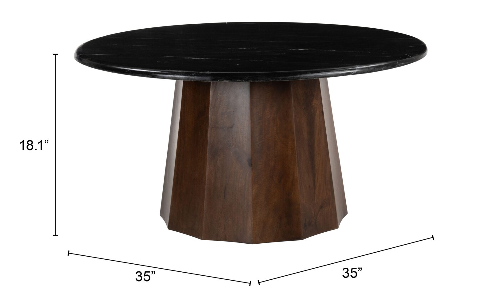 Aipe Coffee Table Black & Brown - Image 9