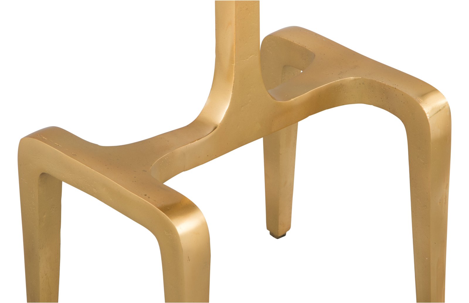 Clement Side Table White & Gold - Image 7