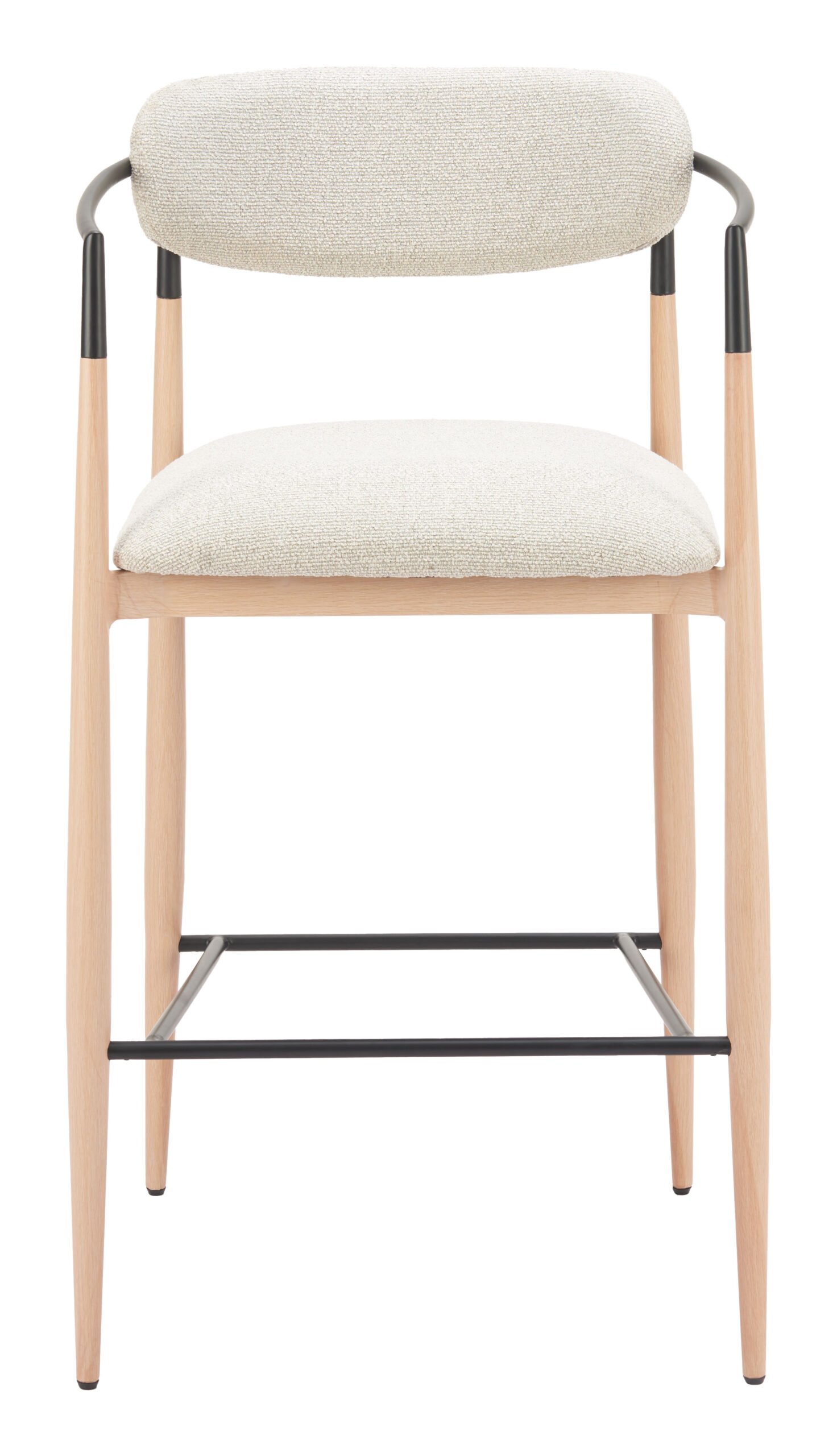 Equinox Barstool Oyster Gray & Natural - Image 6
