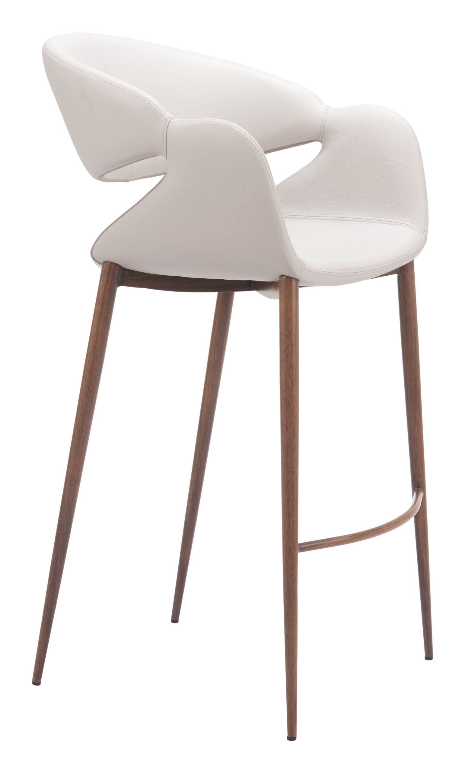Limay Barstool Beige & Walnut - Image 6