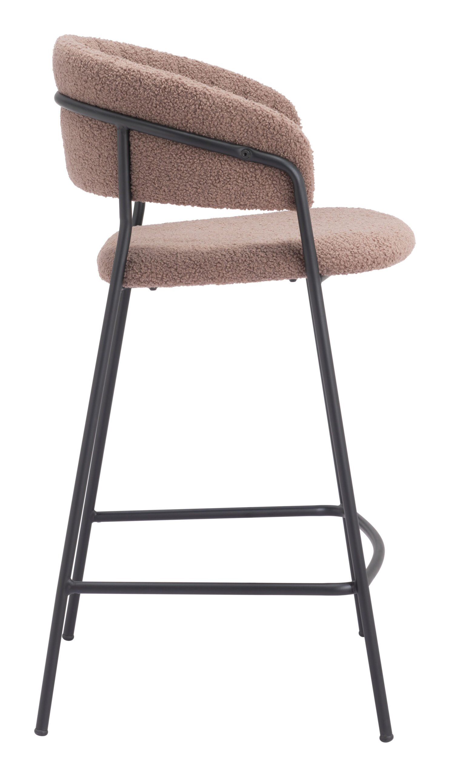 Josephine Counter Stool (Set of 2) Brown - Image 3