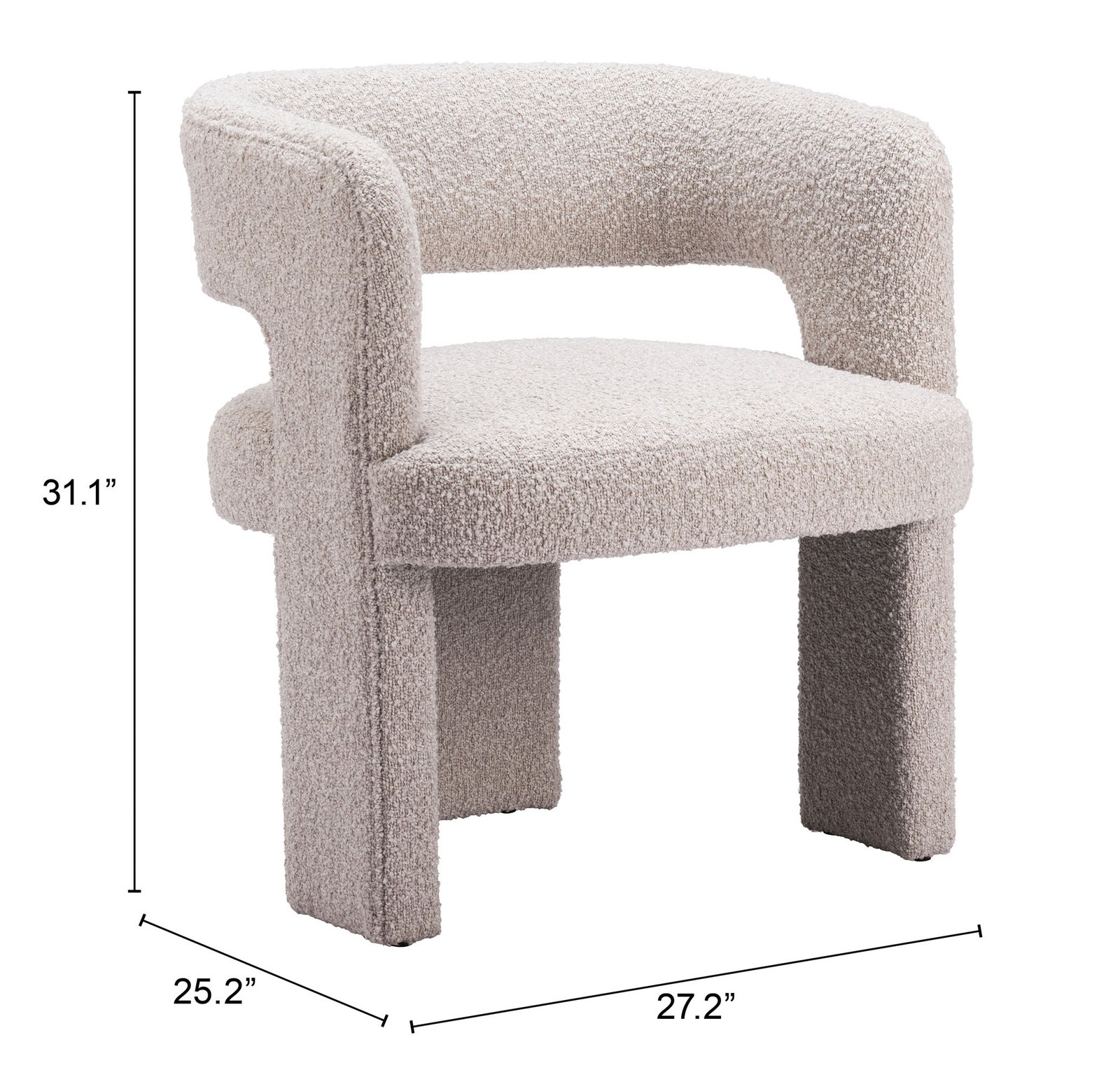 Java Accent Chair Sandy Beige - Image 15