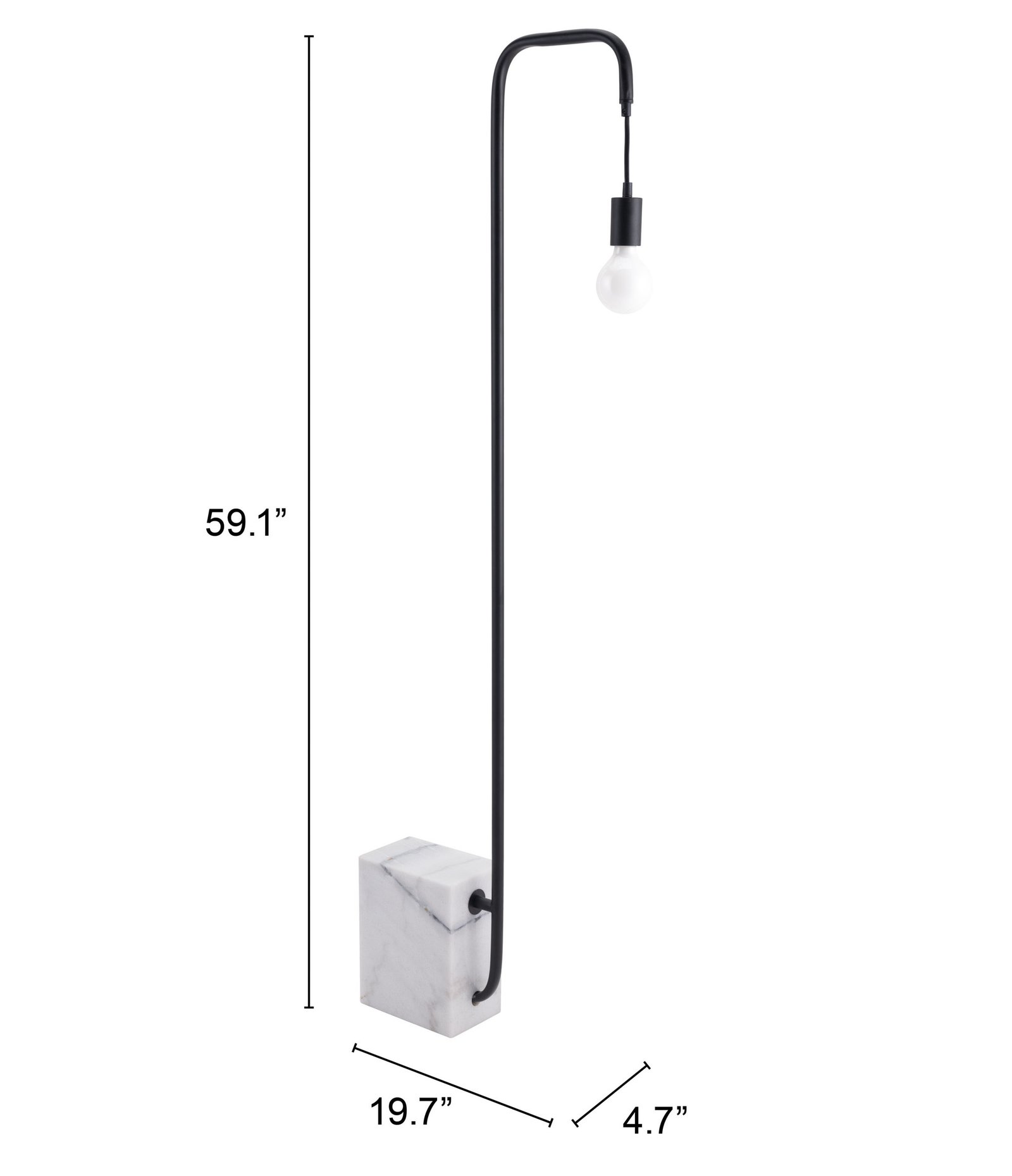 Lancia Floor Lamp Black - Image 7