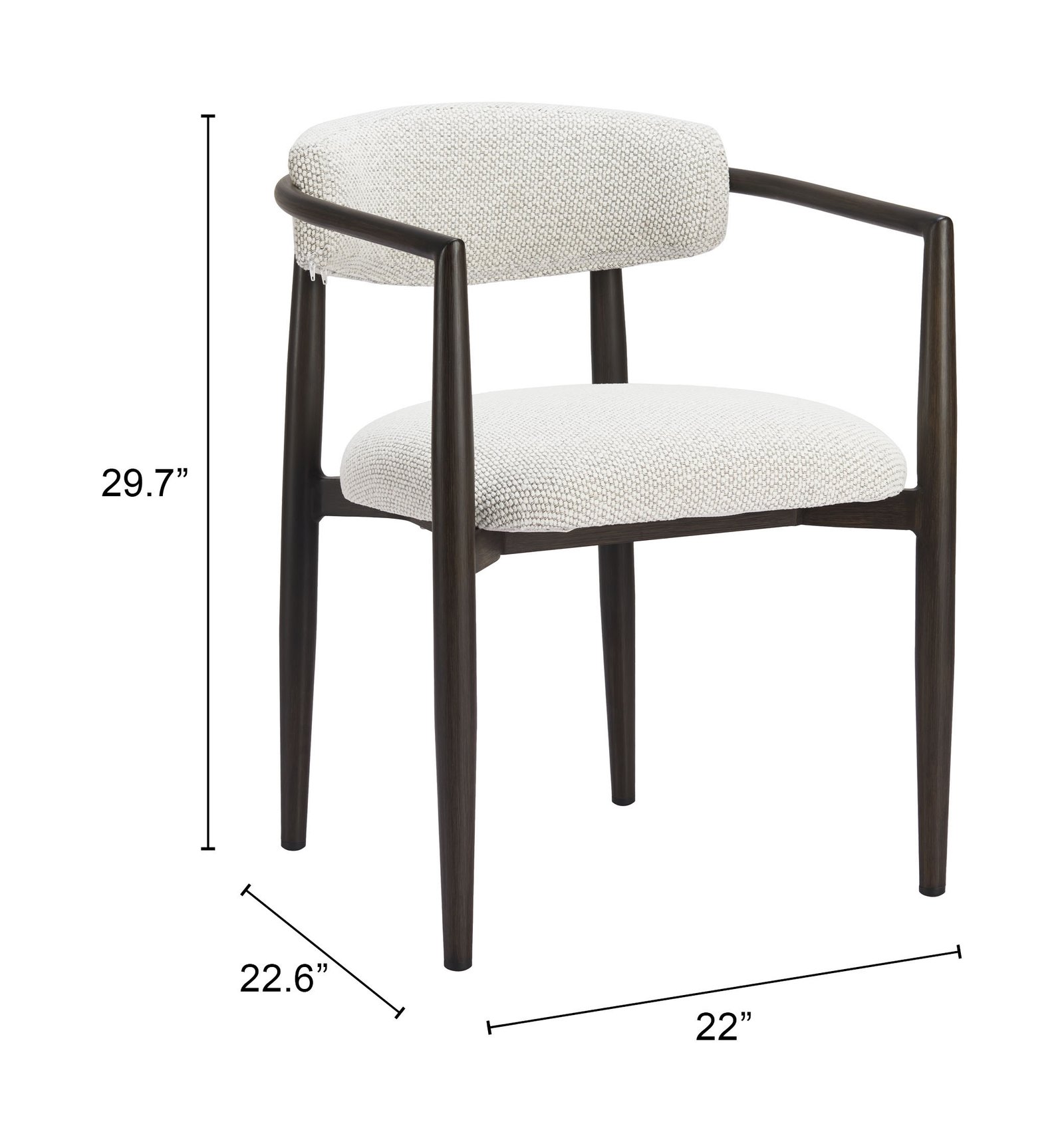 Midori Dining Chair White - Image 11