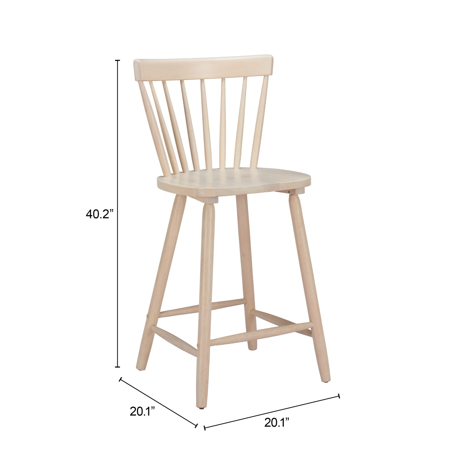 Tyce Counter Stool (Set of 2) Natural - Image 8