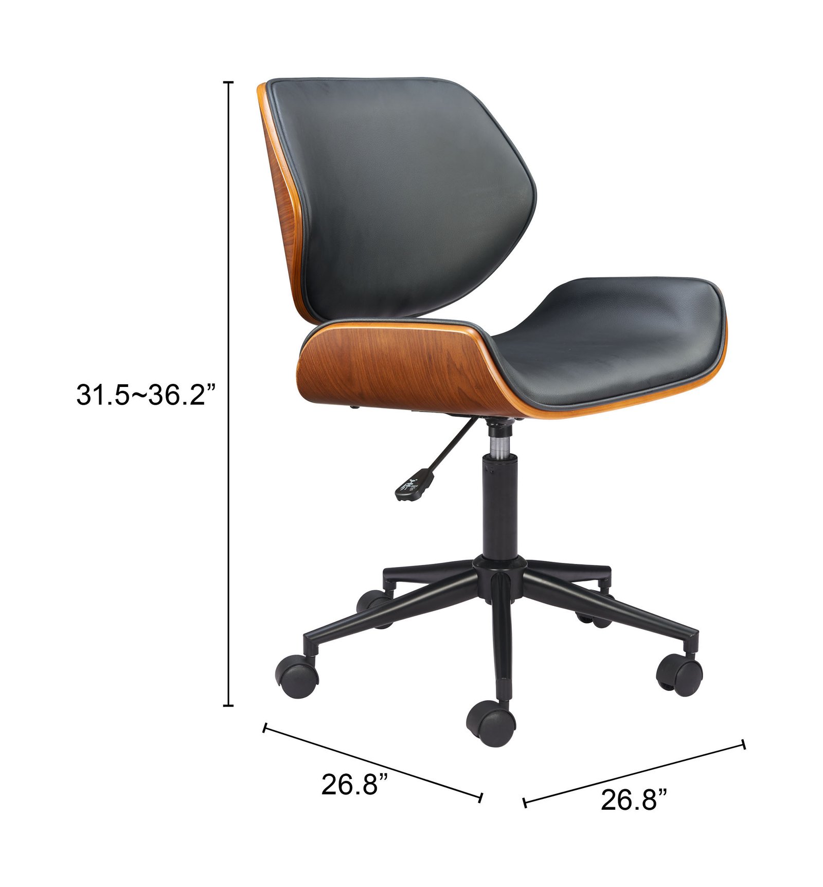 Flex Low Back Office Chair Black - Image 10