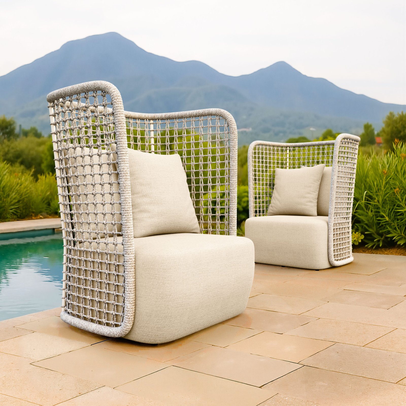 Hudu Accent Chair Beige - Image 2