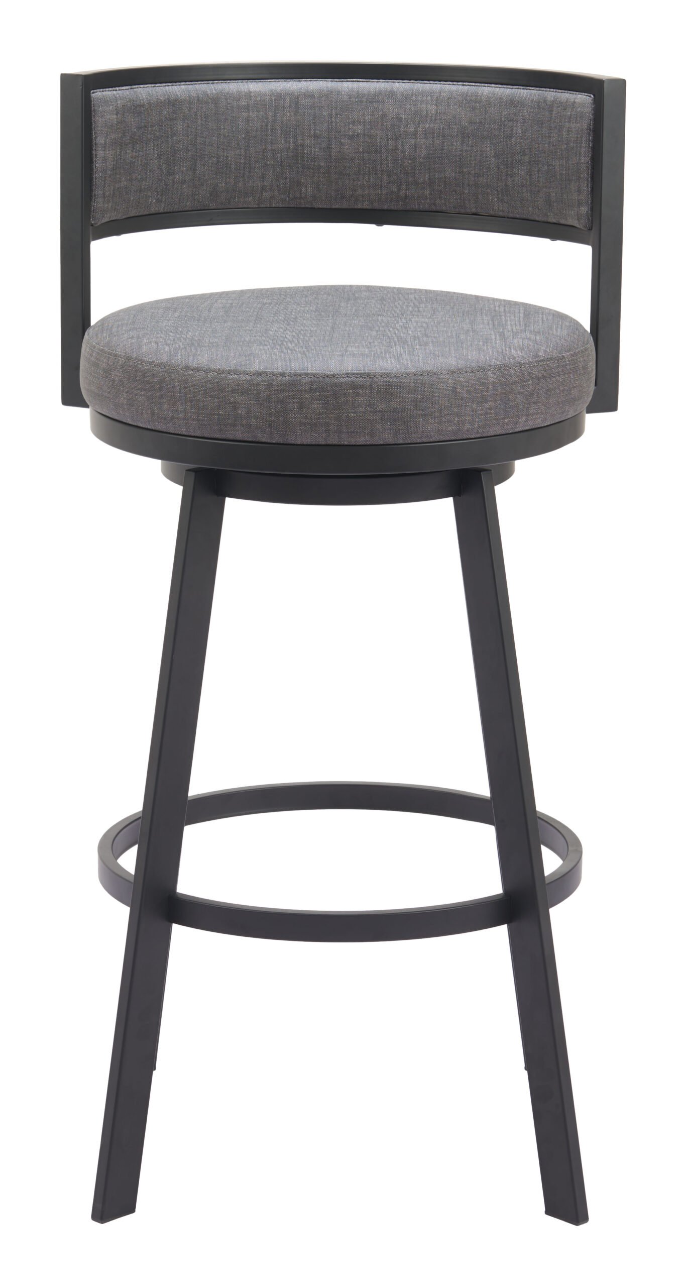 Gimsby Swivel Barstool Gray - Image 5