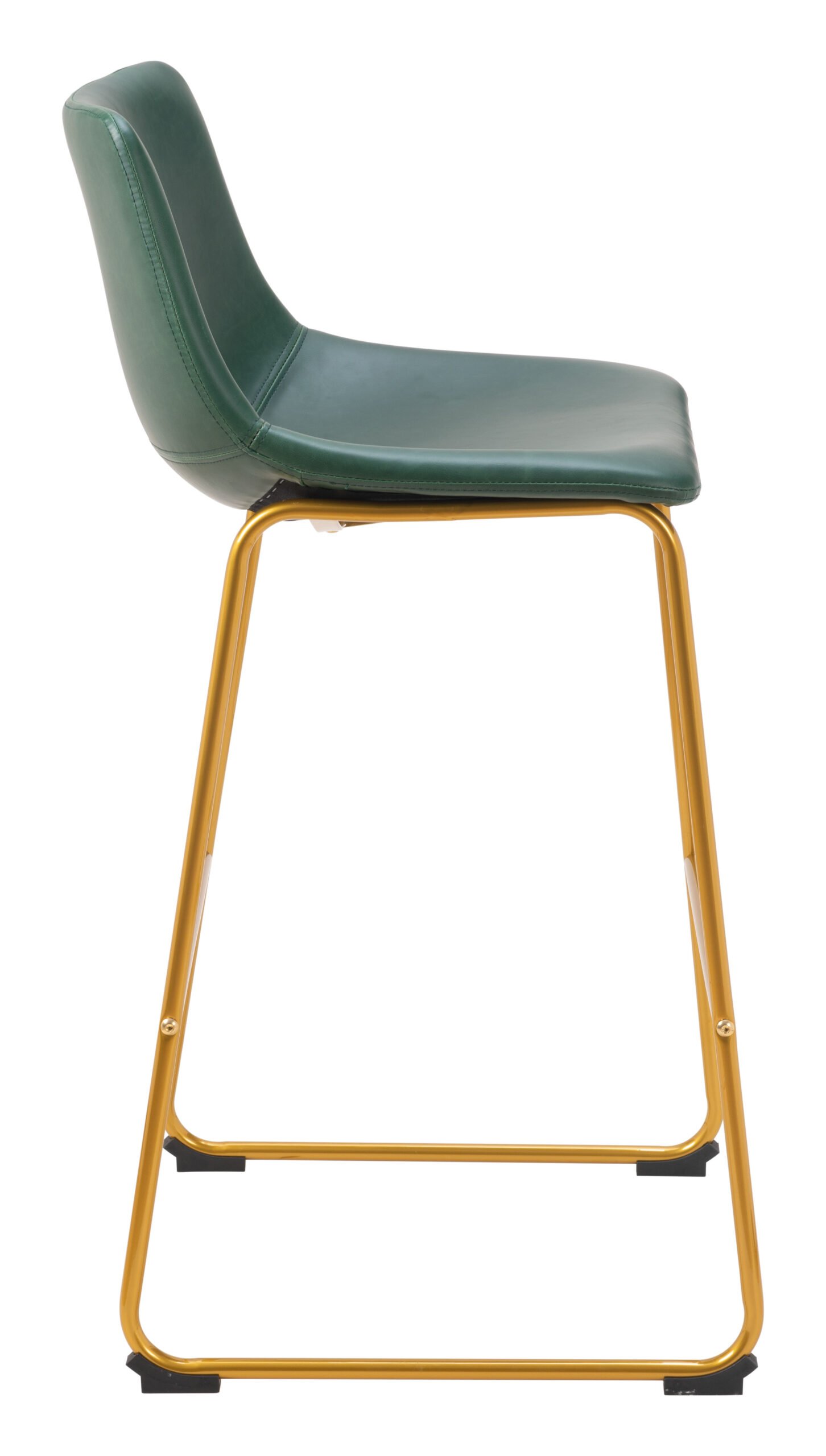 Augusta Barstool (Set of 2) Green & Gold - Image 3