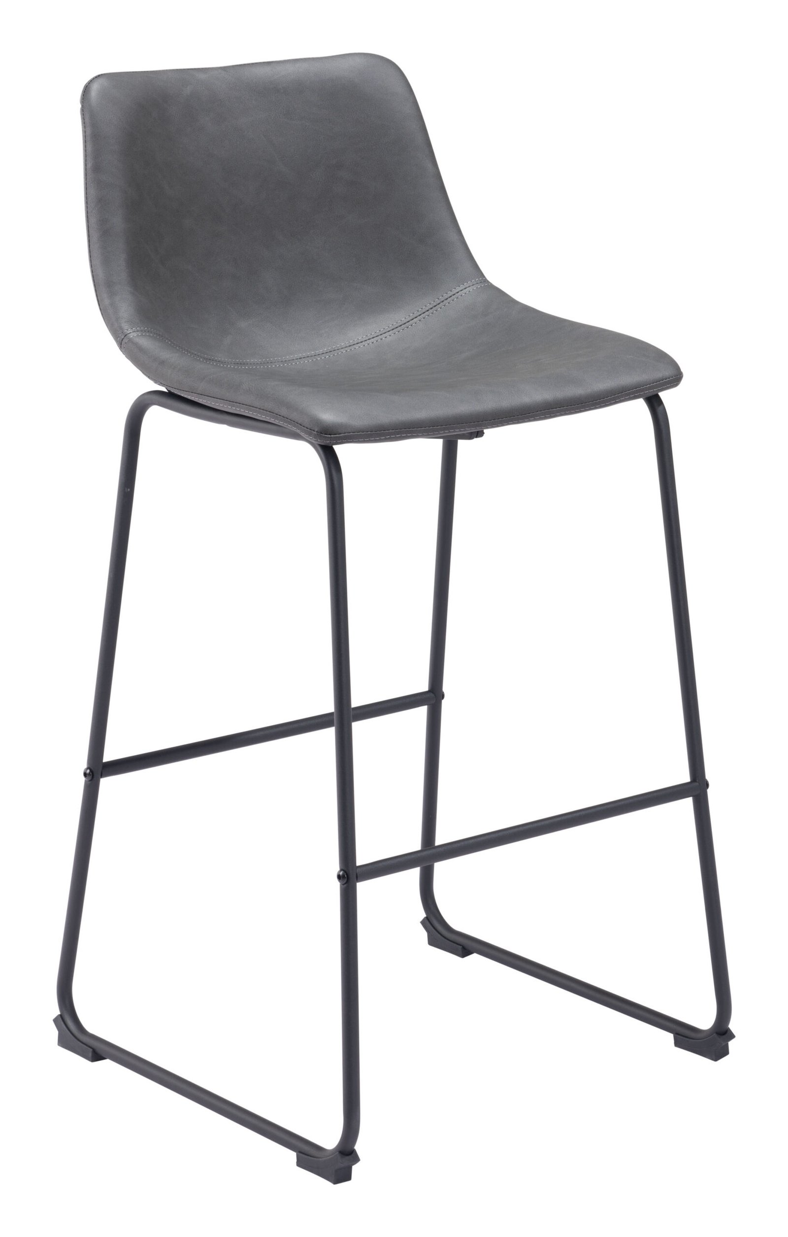 Smart Barstool (Set of 2) Charcoal - Image 3