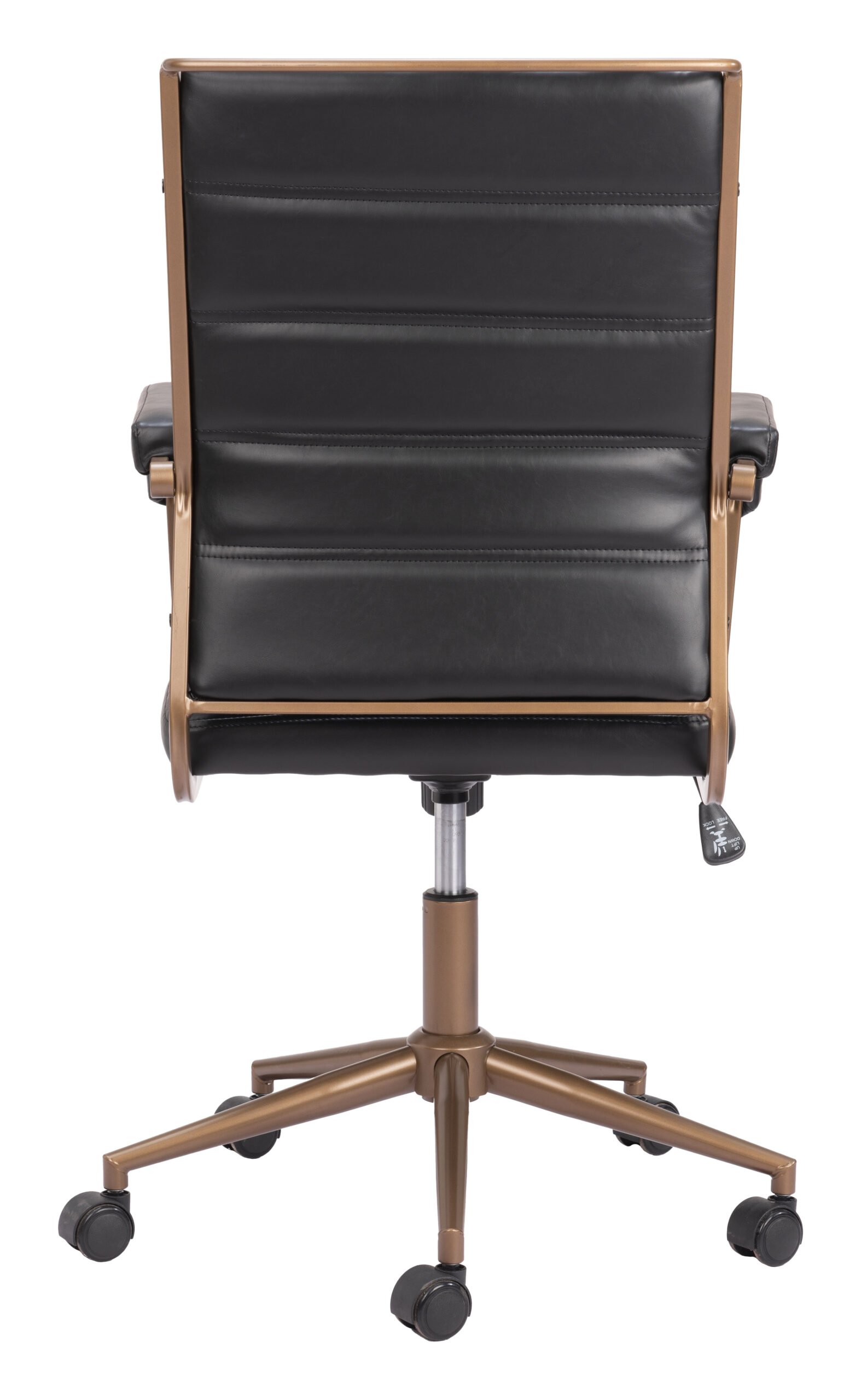 Auction Office Chair Vintage Black - Image 6