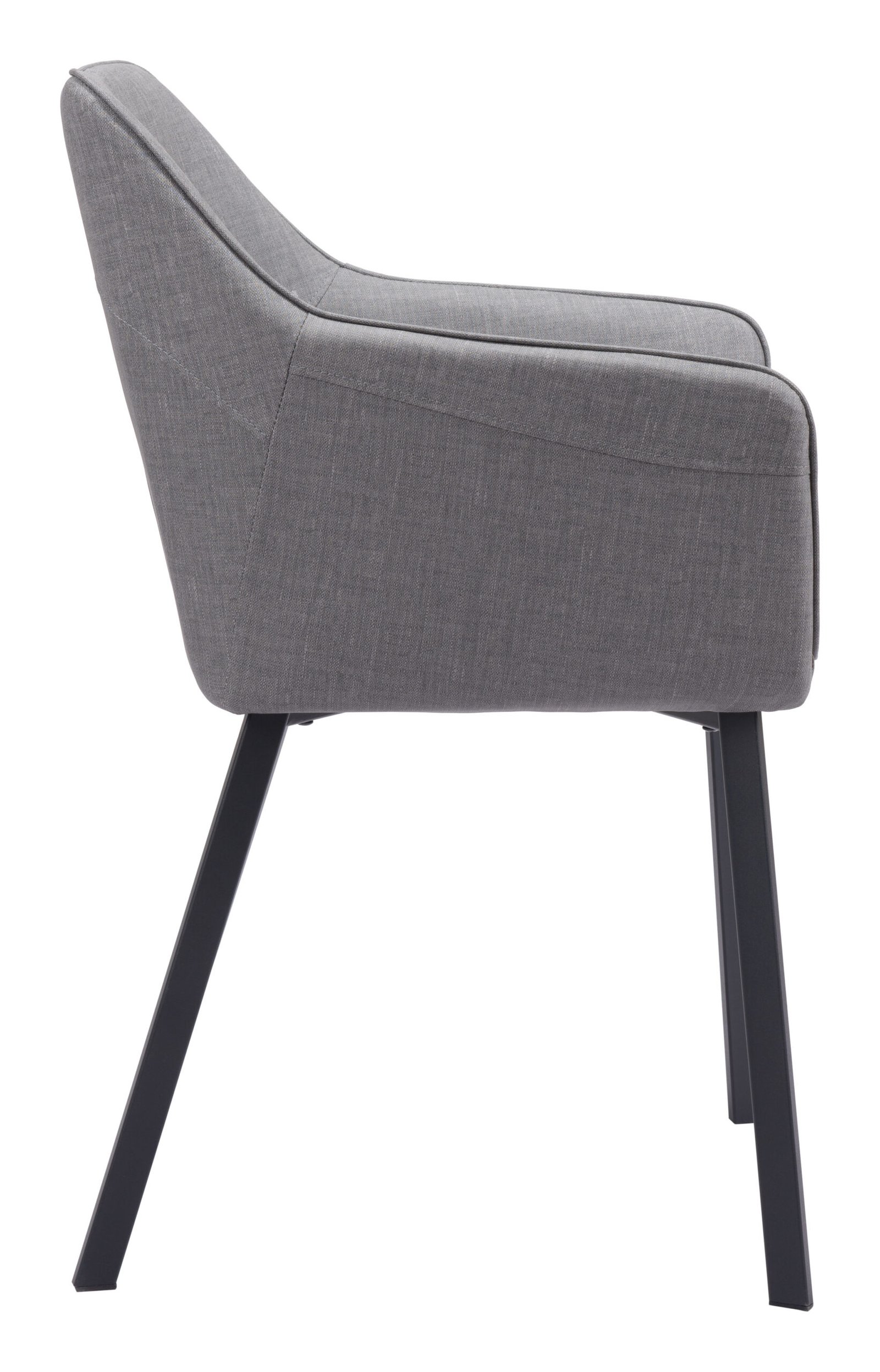 Adage Dining Chair (Set of 2) Gray - Image 4