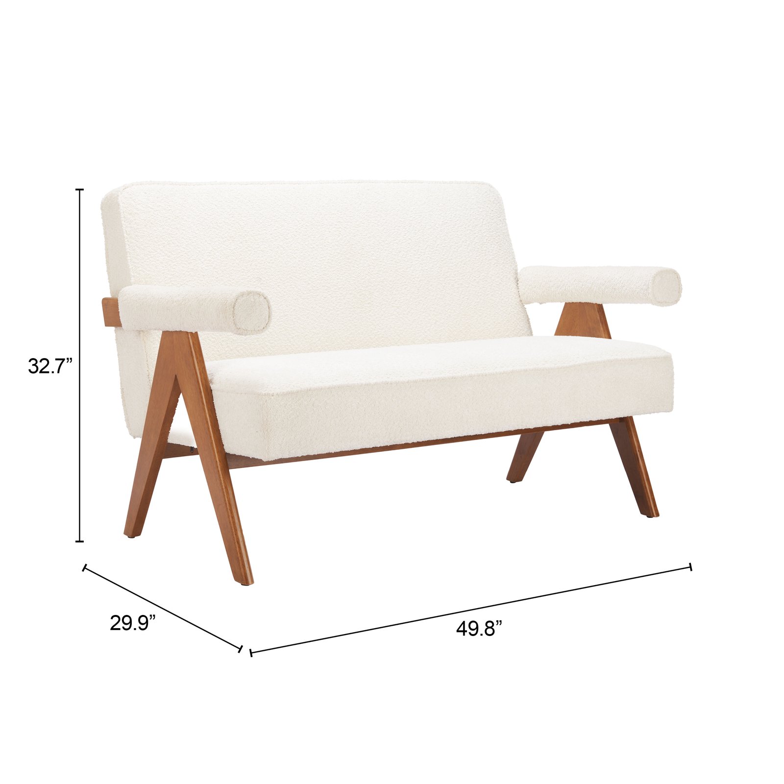 Encanto Loveseat Ivory - Image 8